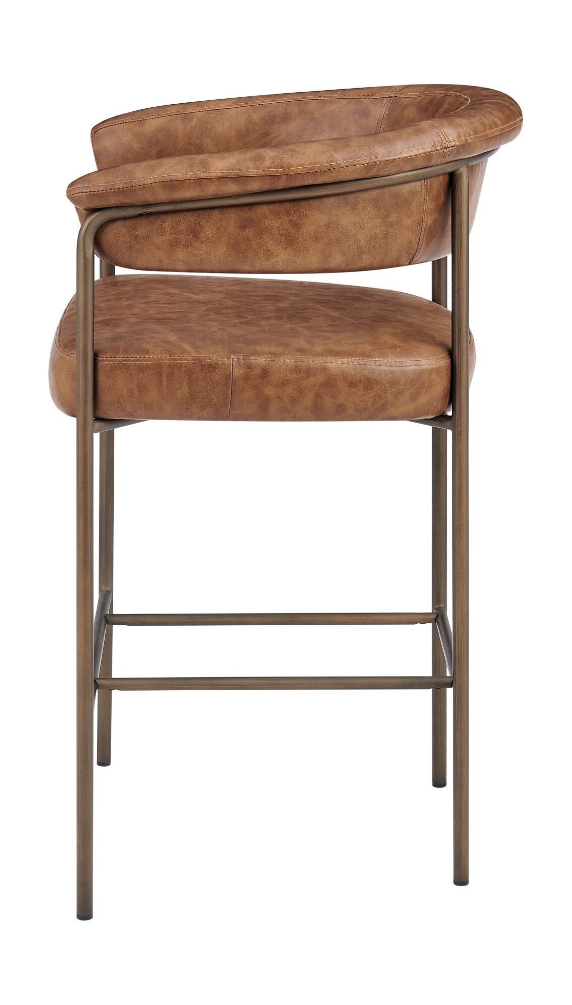 Kaiden Faux Leather Counter Stool