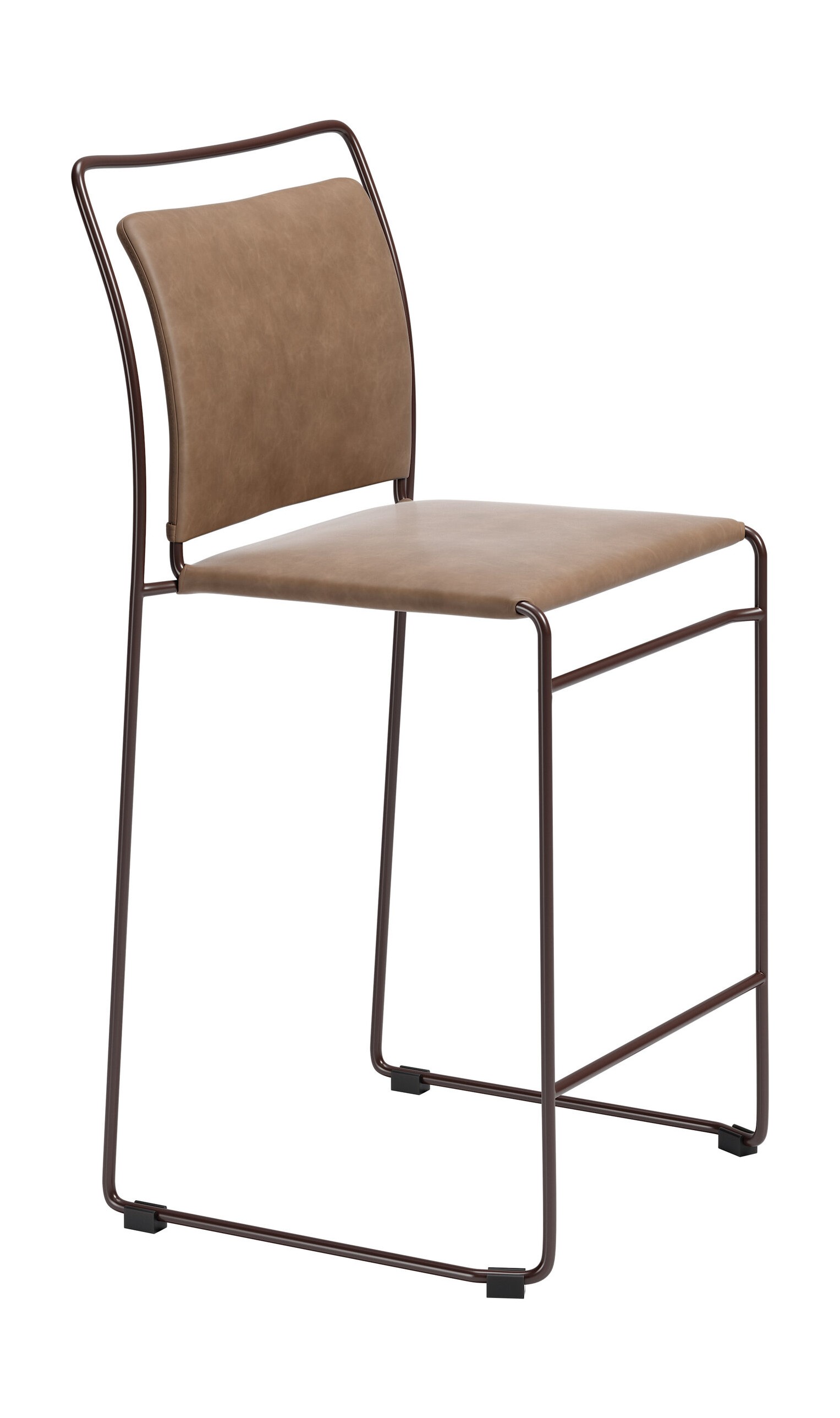 Verbena Faux Leather Counter Stool