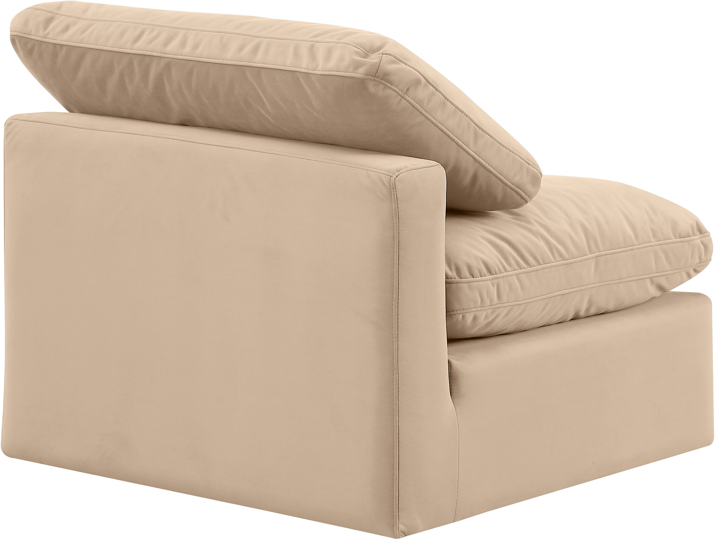 Indulge Velvet Armless Chair