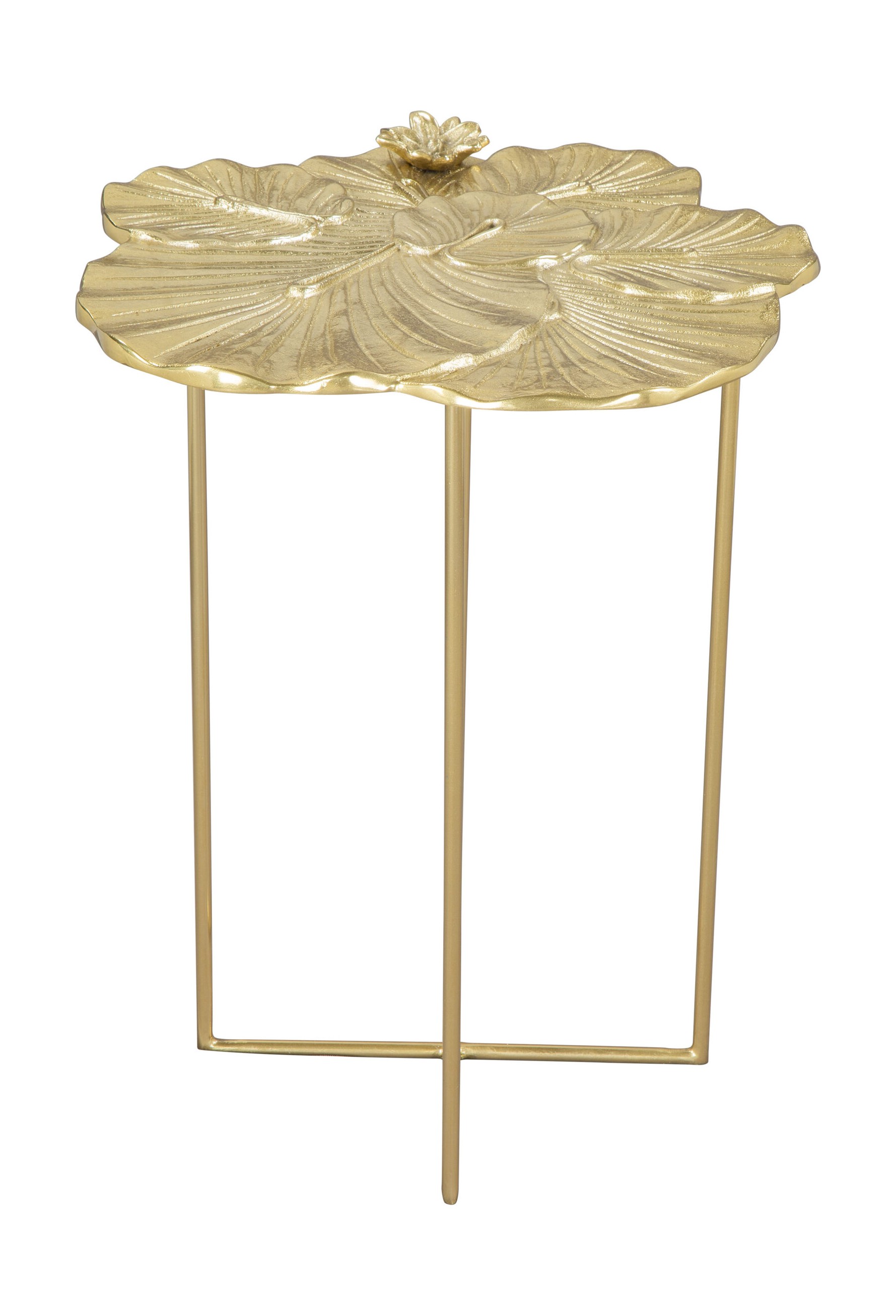 Lotus Metal Side Table