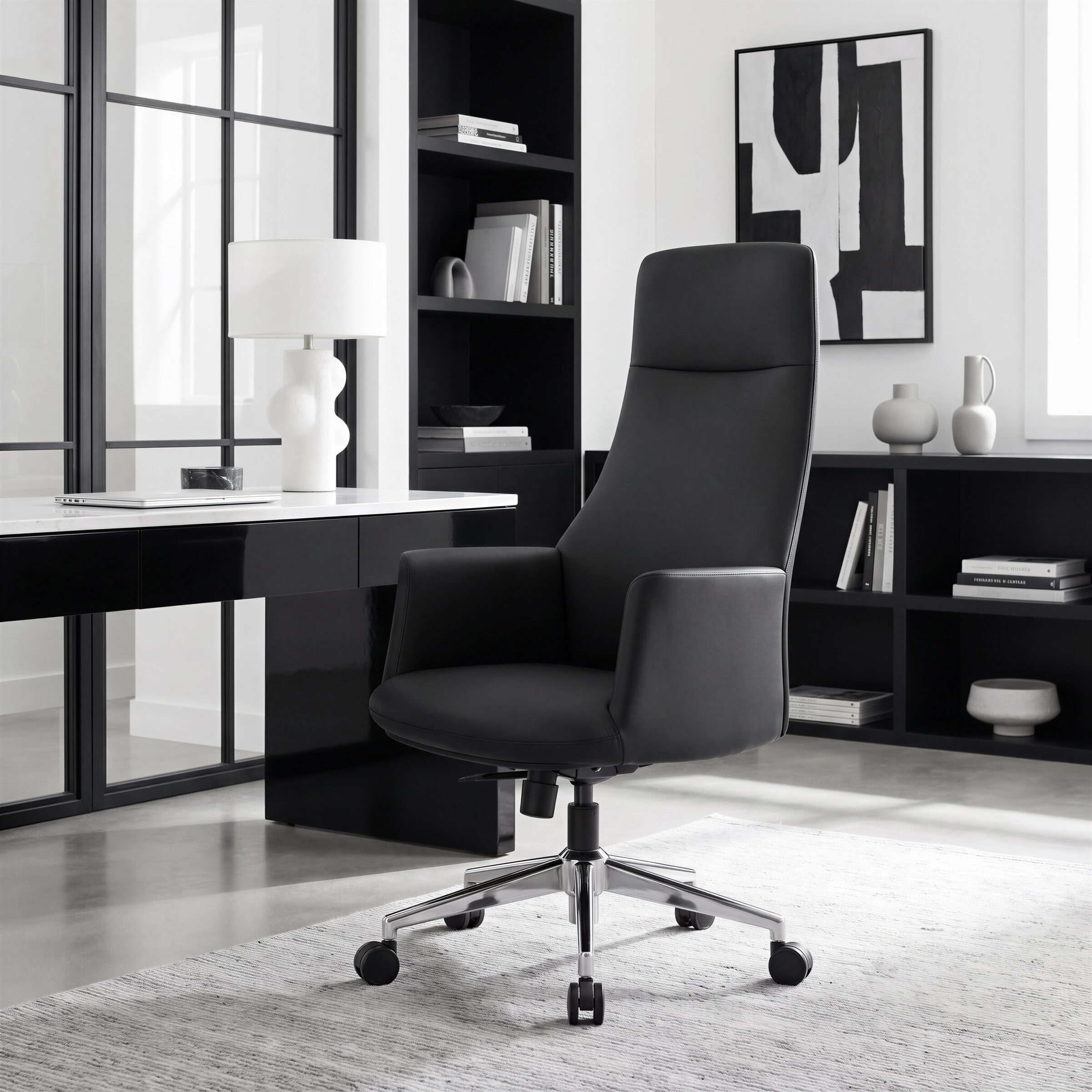 Cleopatra Leather Highback Office Chair