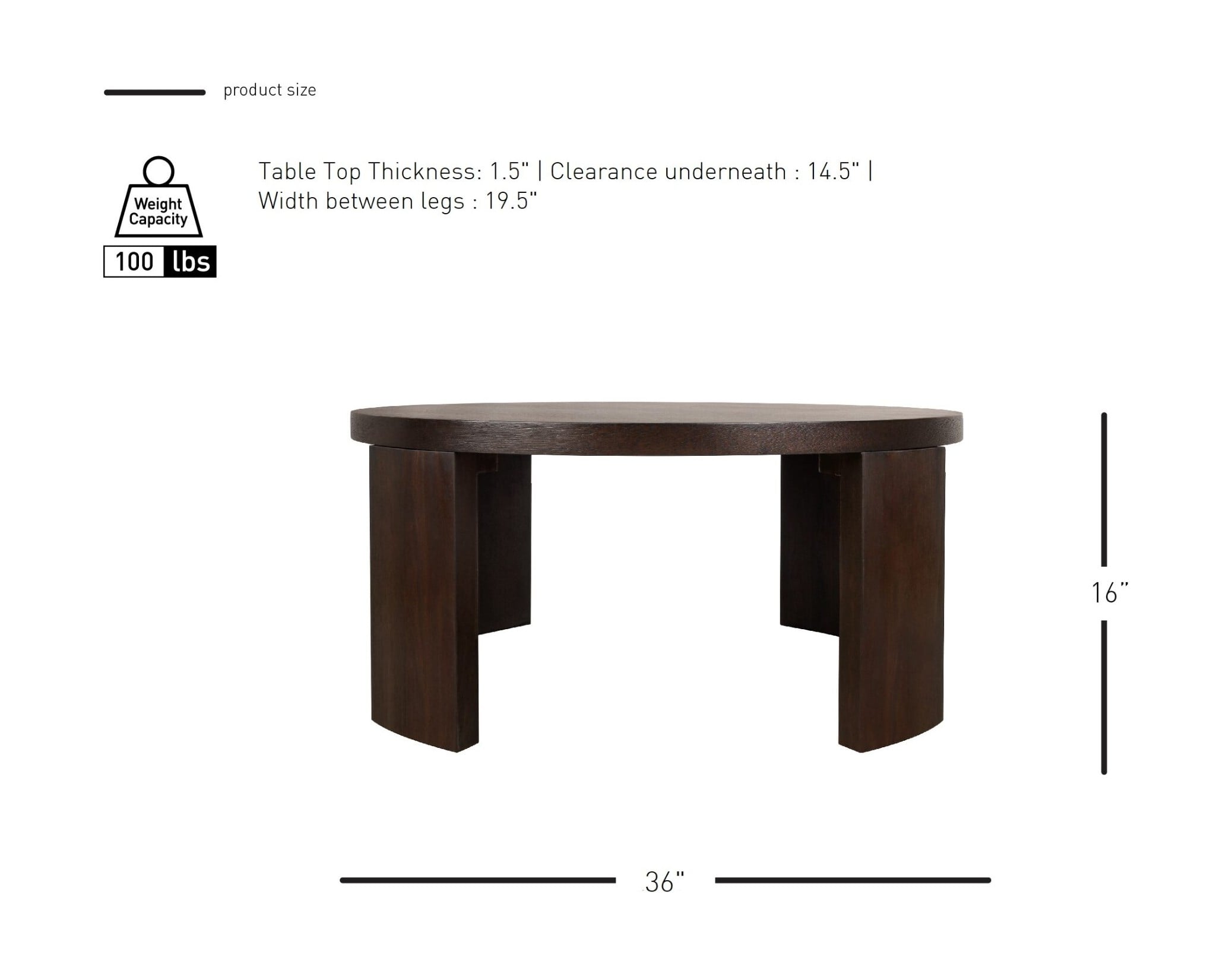 Londyn Round Coffee Table