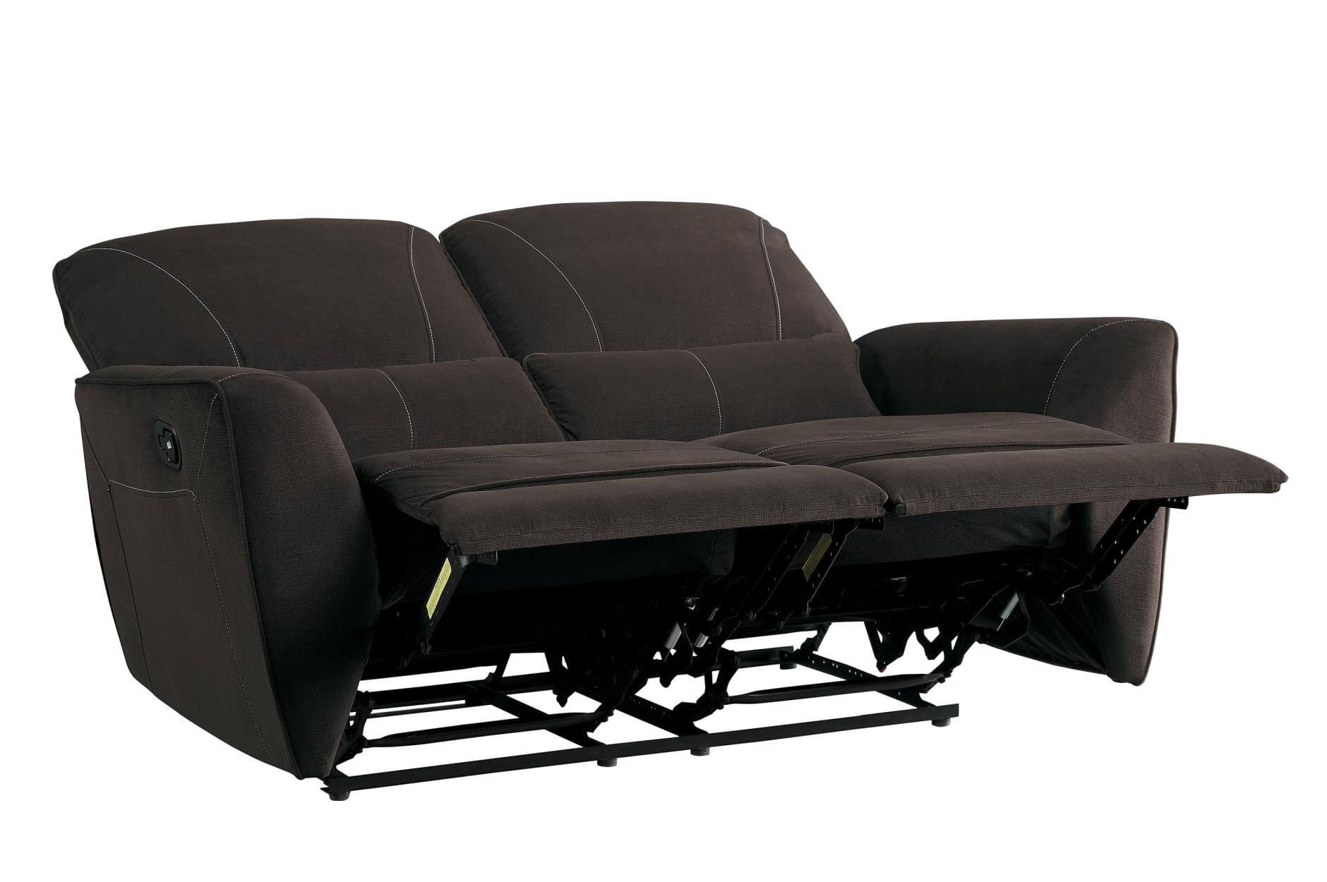 Dowling Fabric Double Reclining Loveseat by Homelegance
