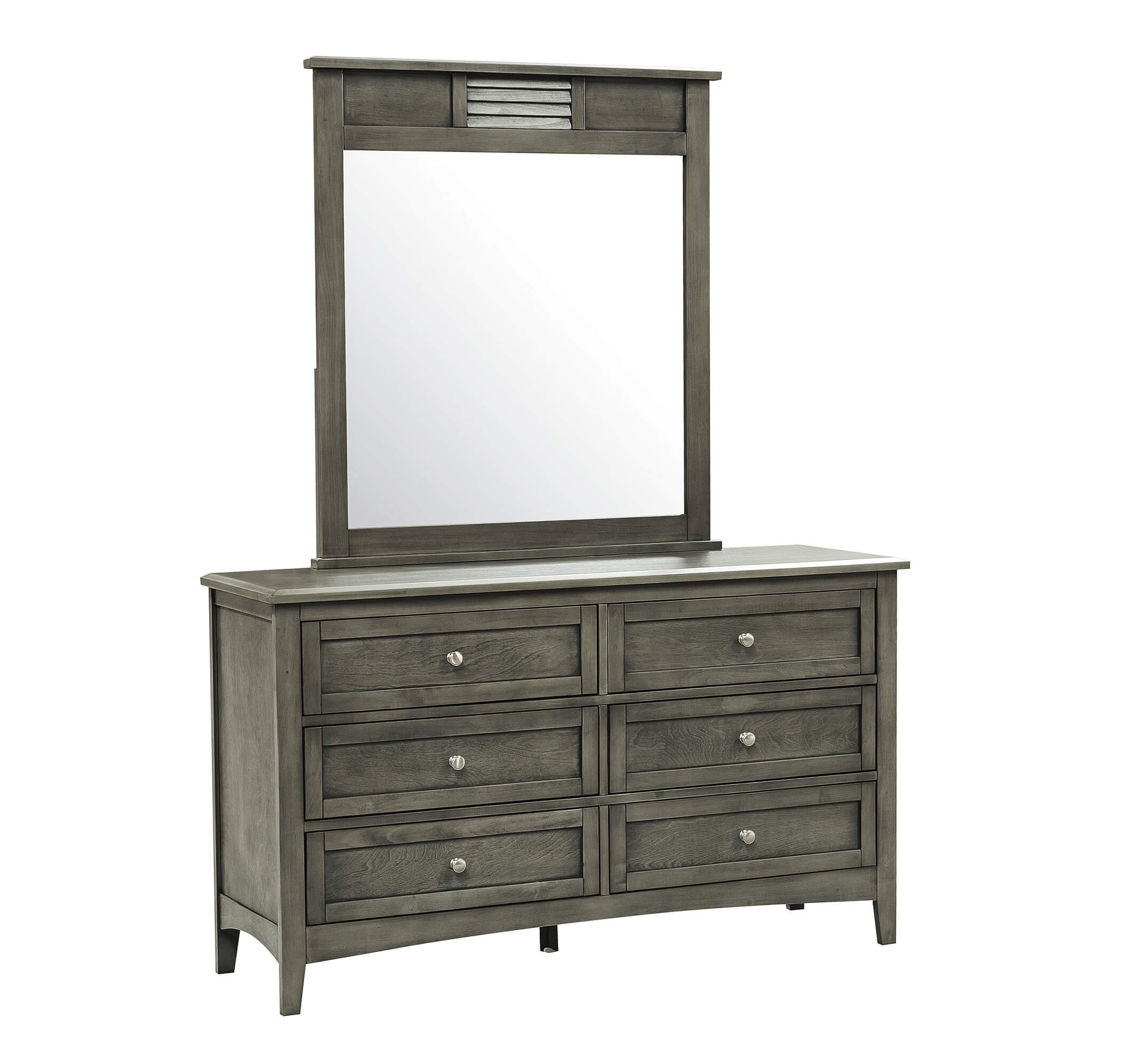 Garcia Wood/Wood Veneer Rectangular Mirror