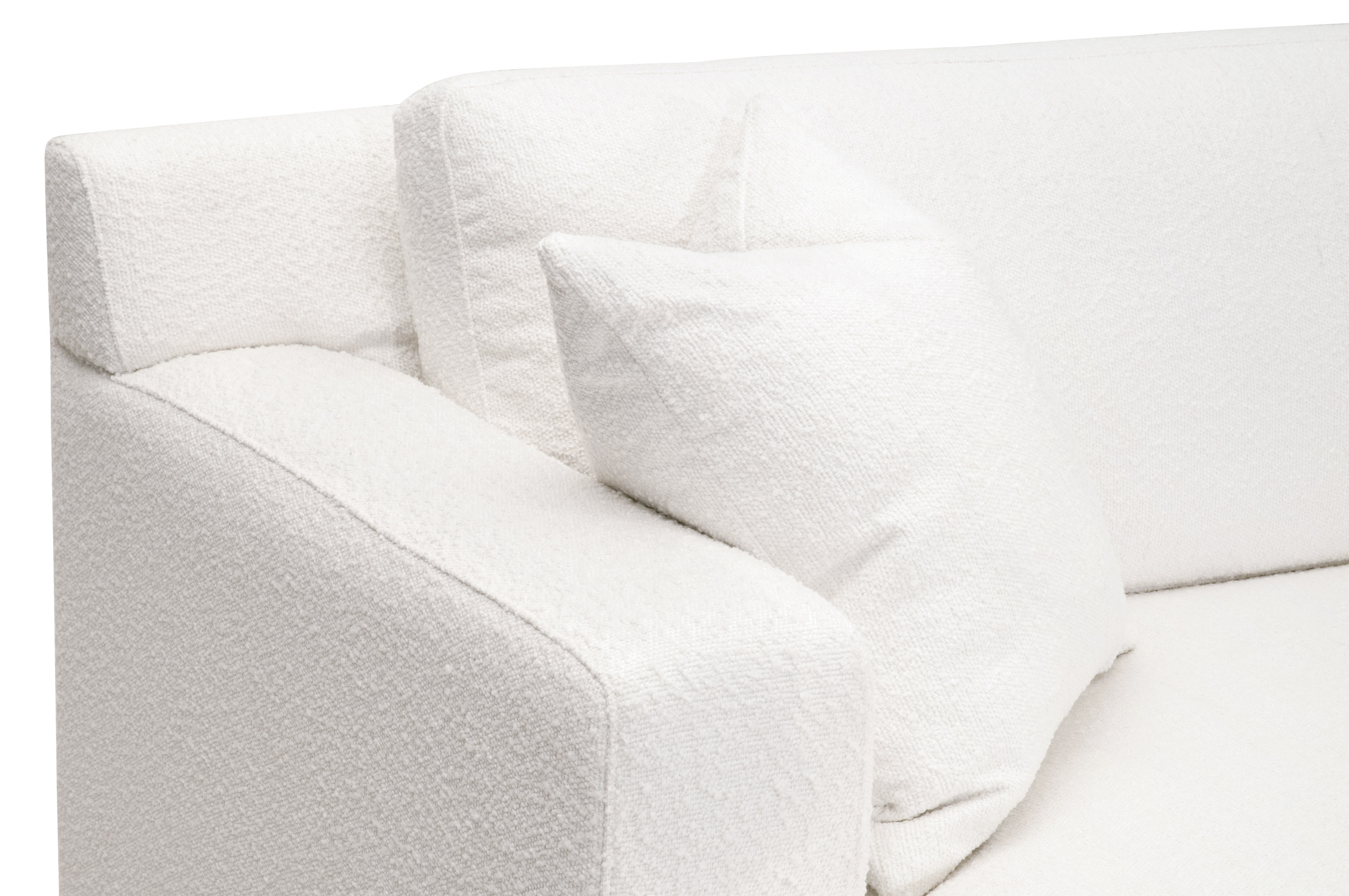 Dean 92" Polyester Fabric California Casual Sofa