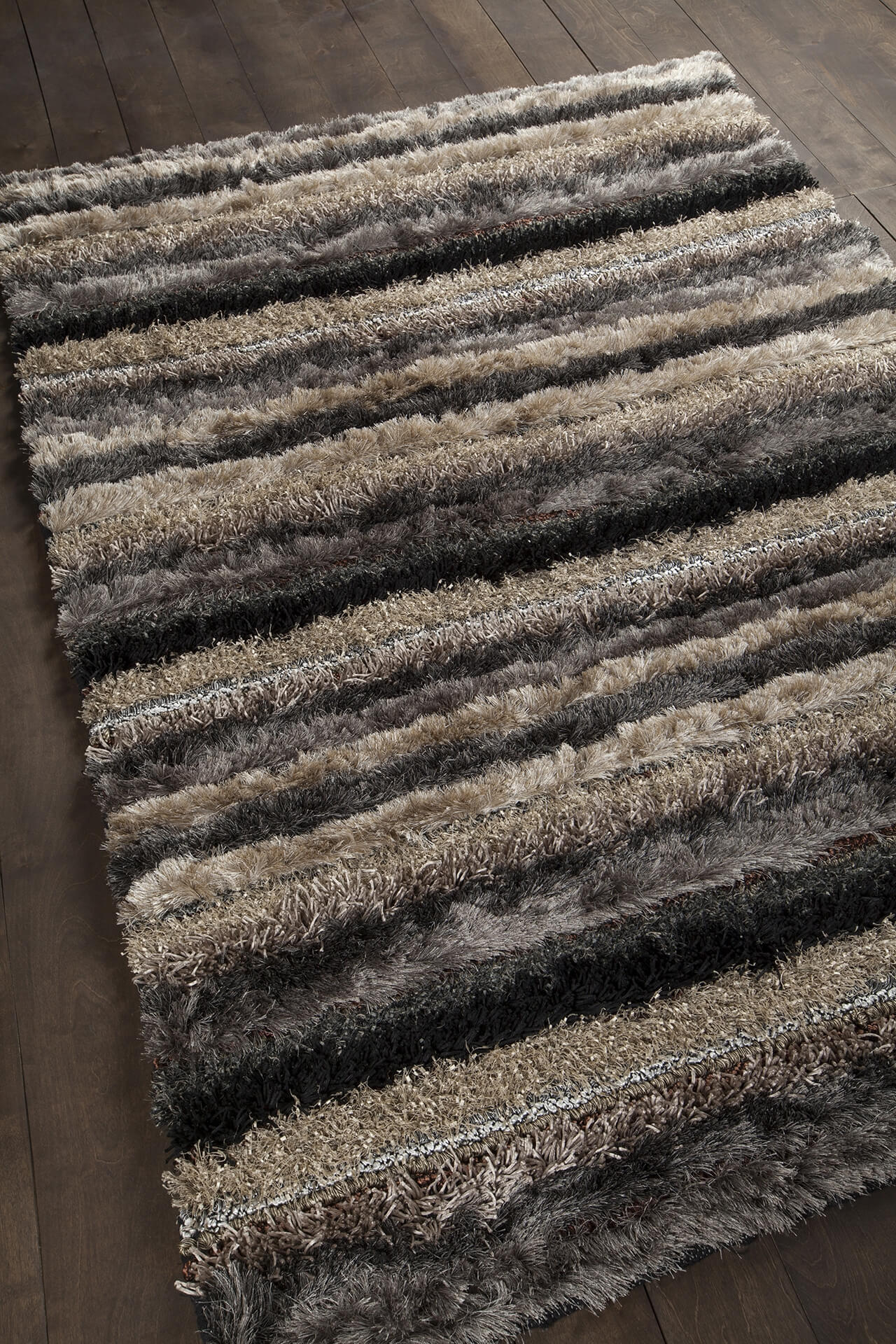 Delight Polyester Rectangular Handmade Rug, 9' x 13'