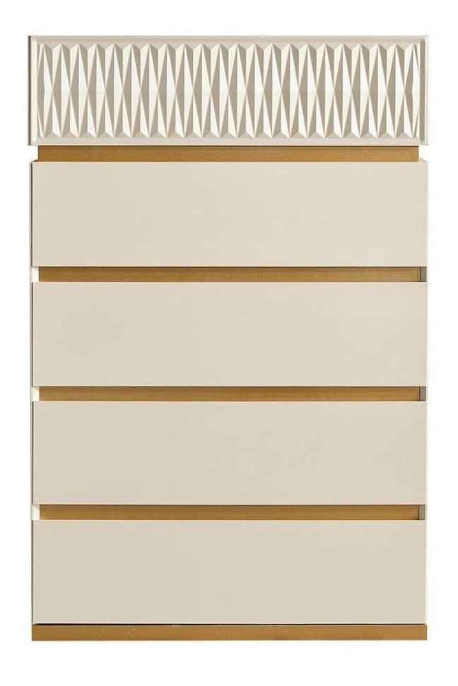 Delfano 5-Drawer Wood Veneer Chest
