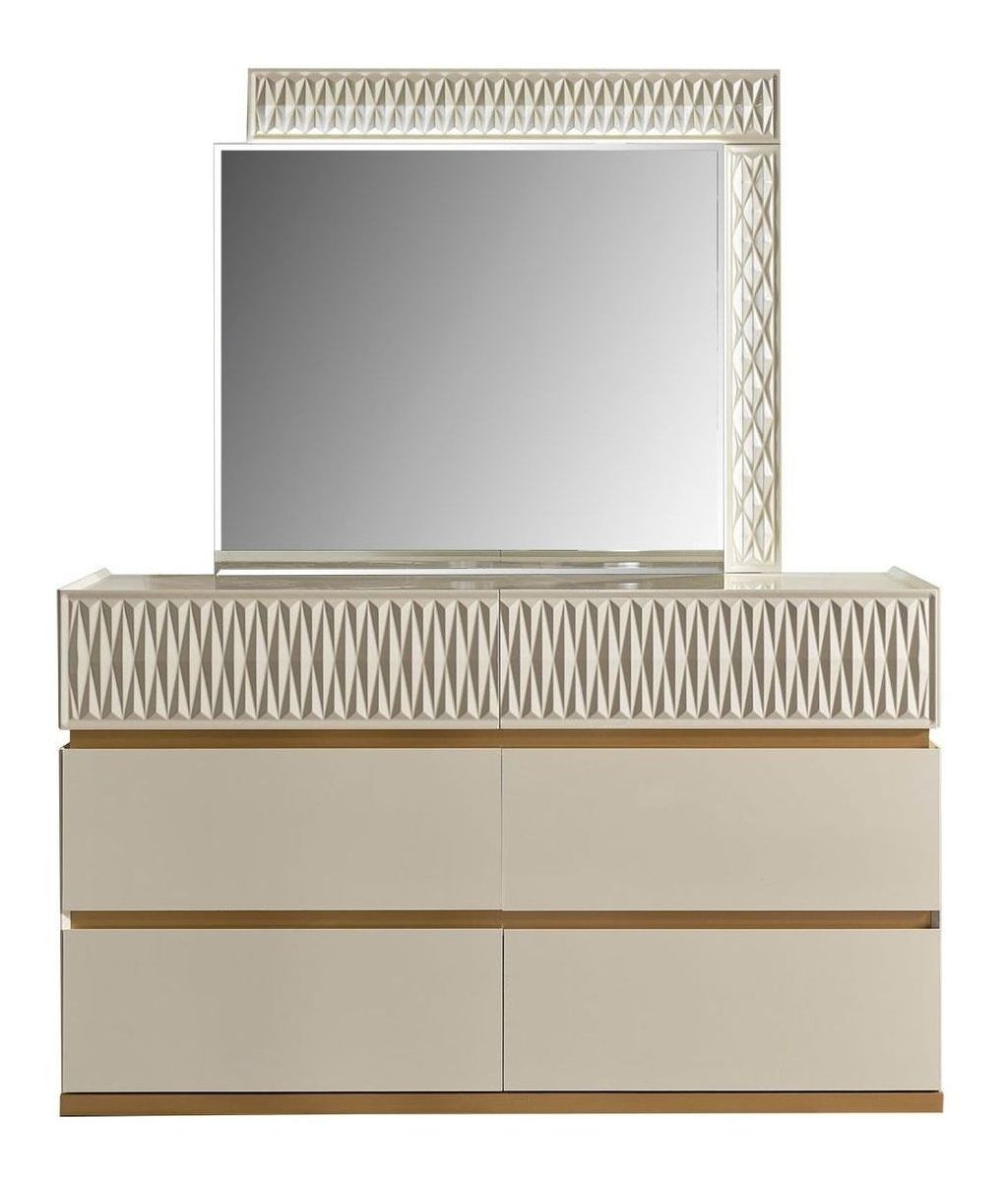Delfano Wood Veneer Bedroom Set