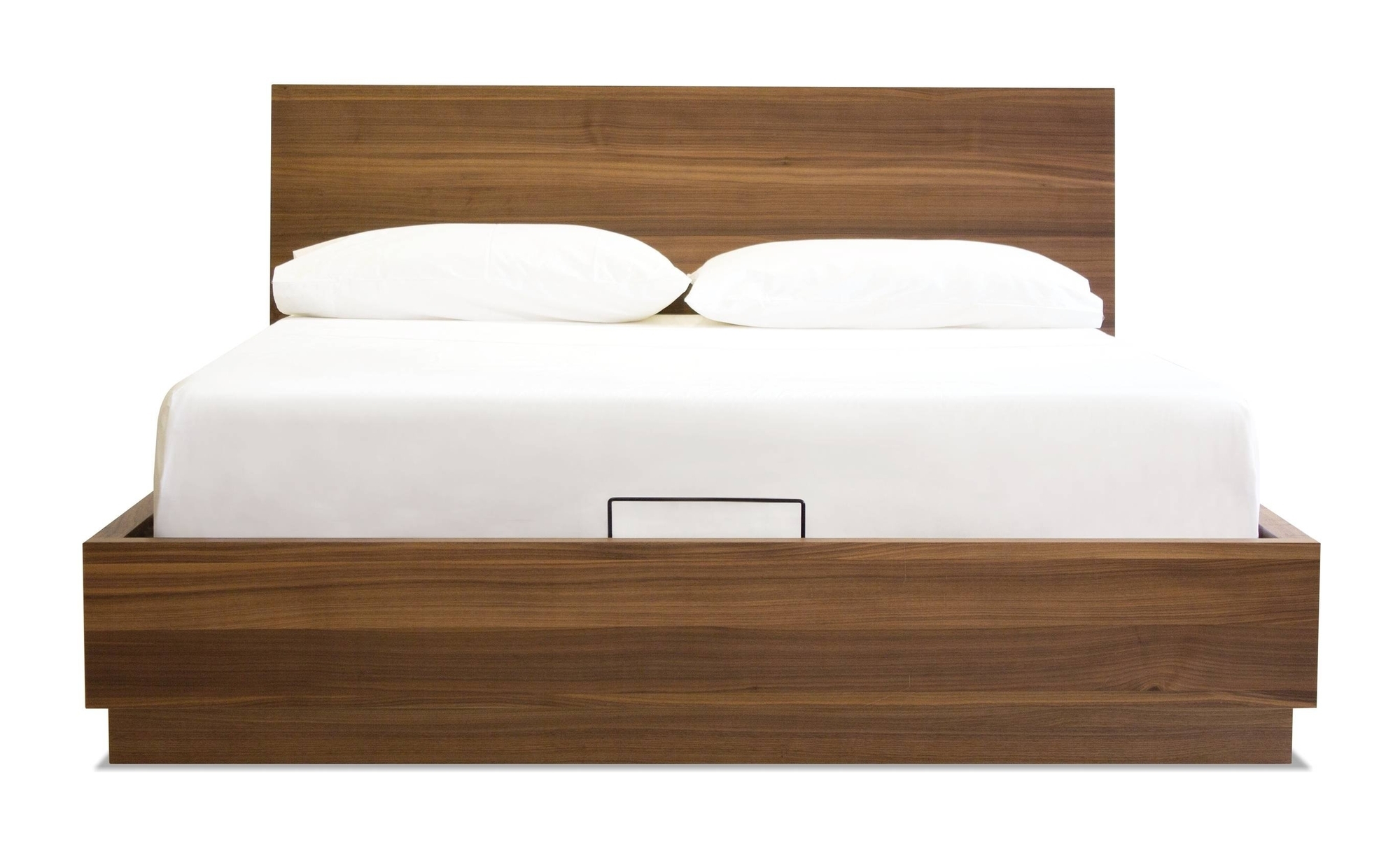 Della Storage Wood Veneer Queen Size Bed