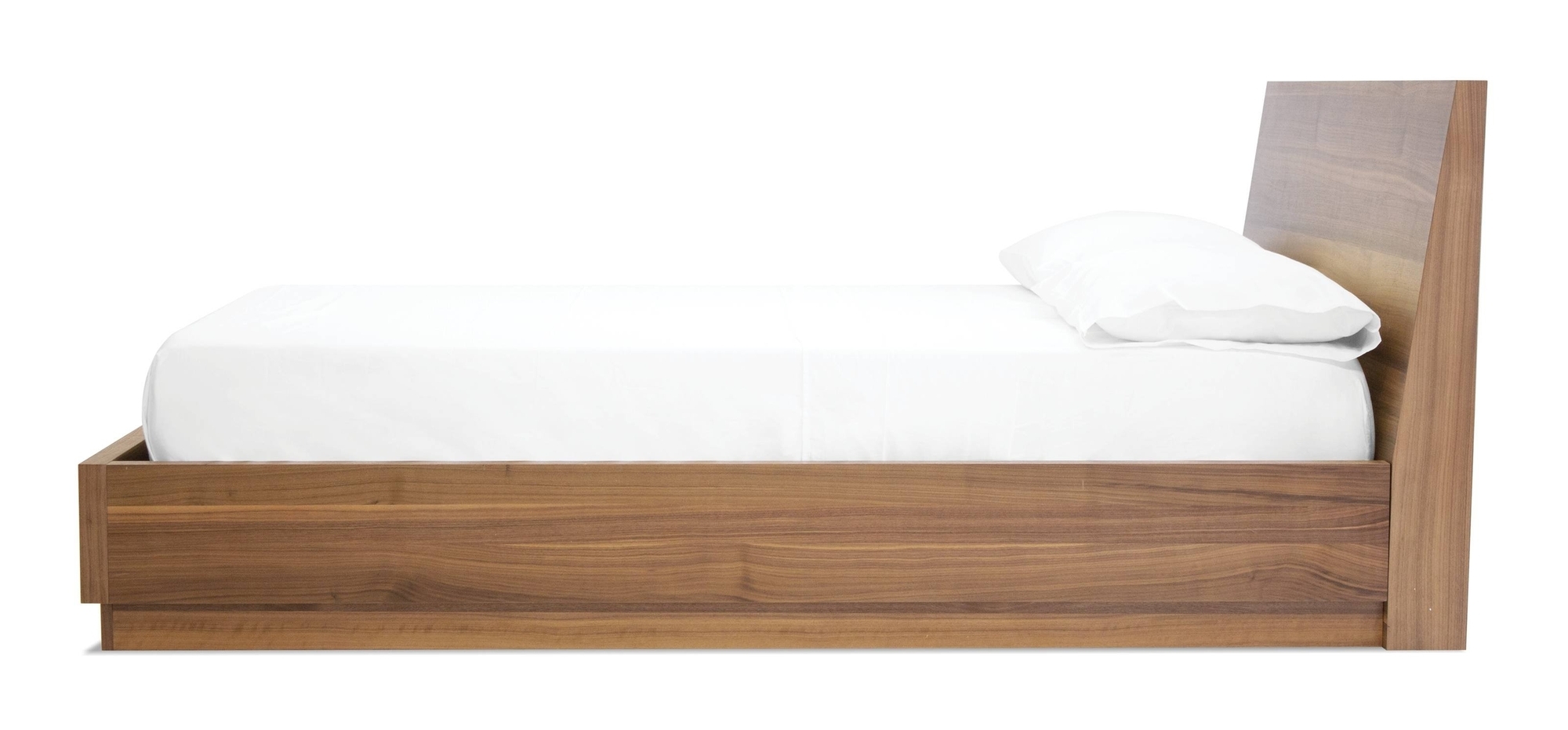 Della Storage Wood Veneer King Size Bed