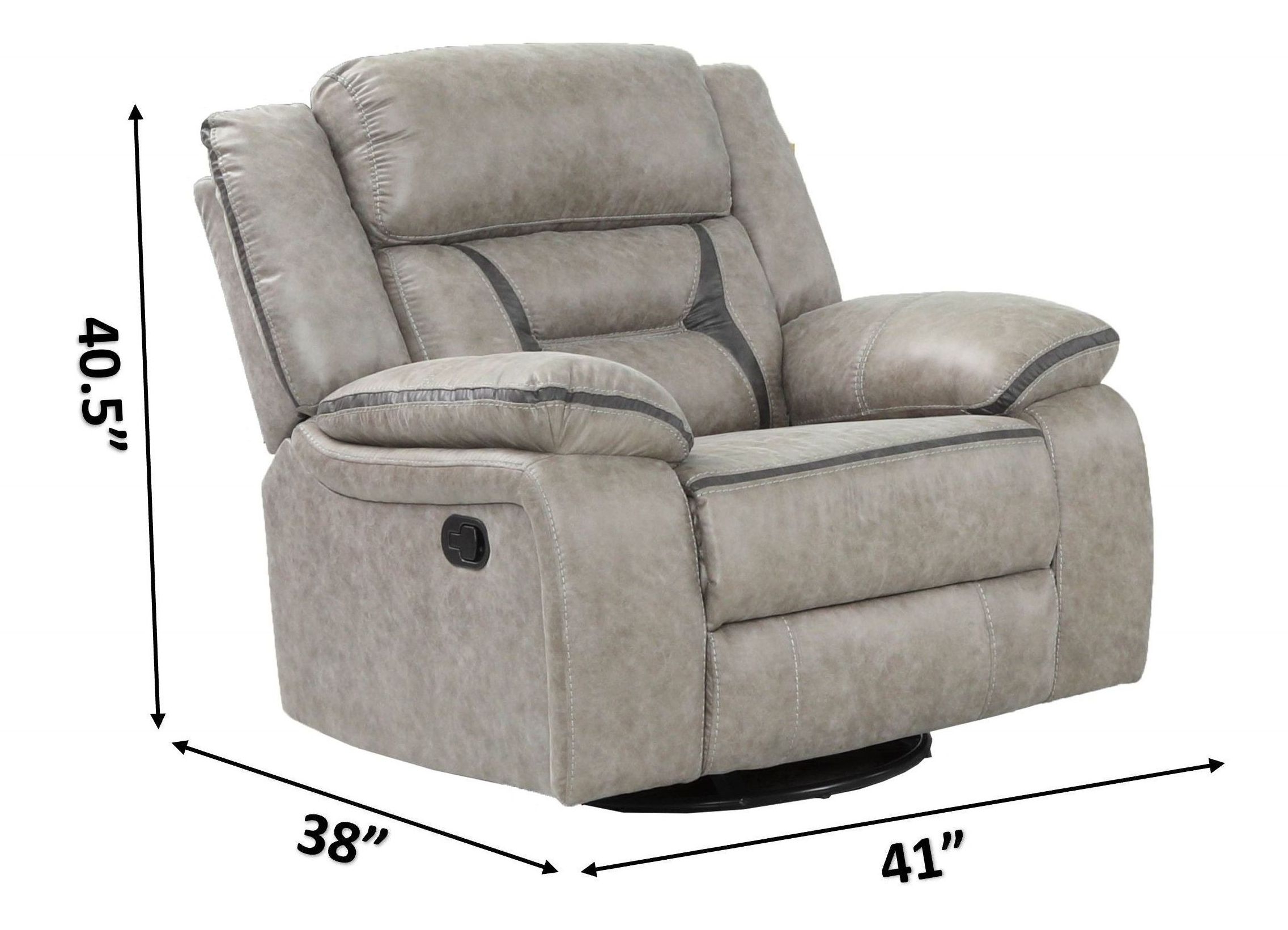 Denali Faux Leather Reclining Living Room Set