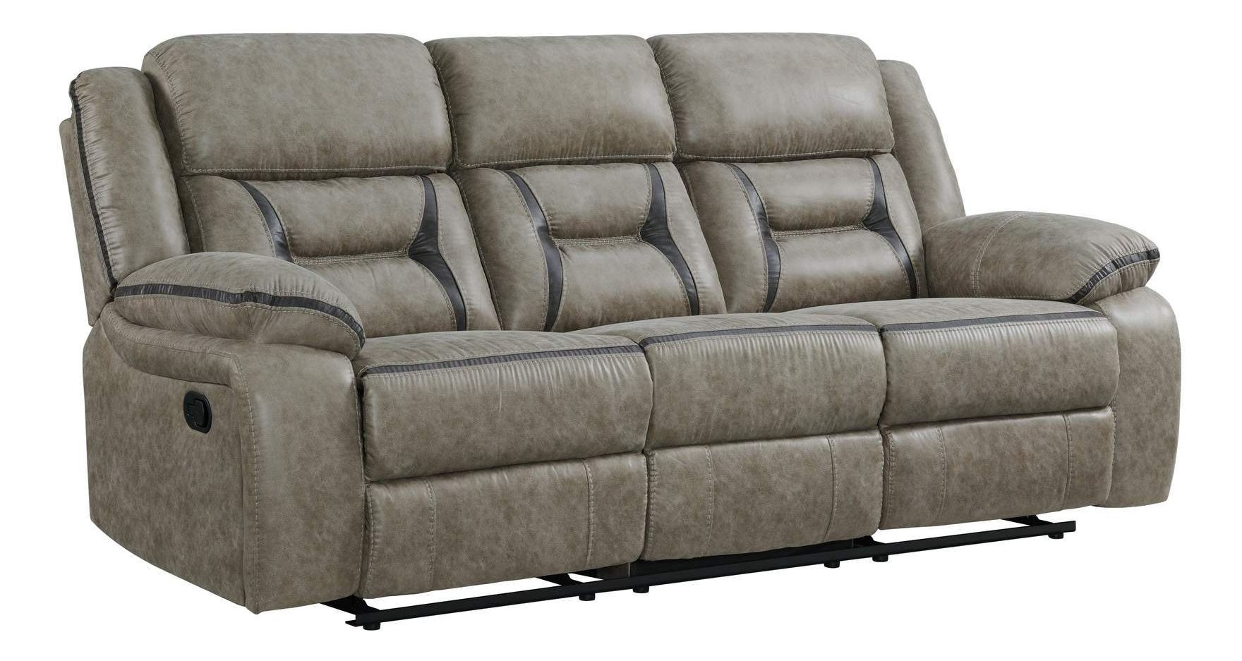 Denali Faux Leather Reclining Living Room Set
