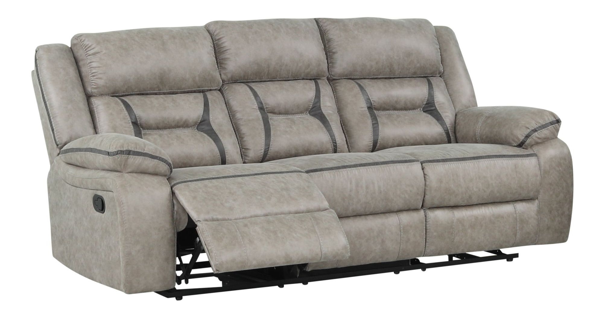 Denali Faux Leather Reclining Living Room Set