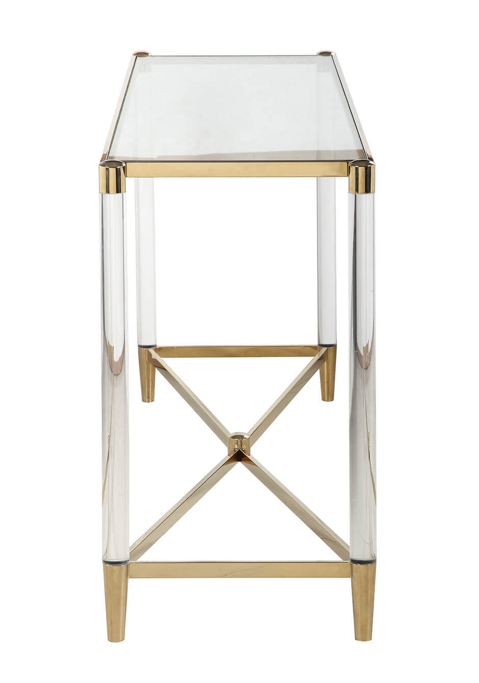 Denali Rectangular Glass Top Sofa Table