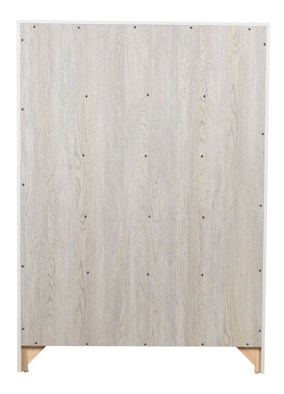 Denver 5-Drawer Wood Veneer Chest
