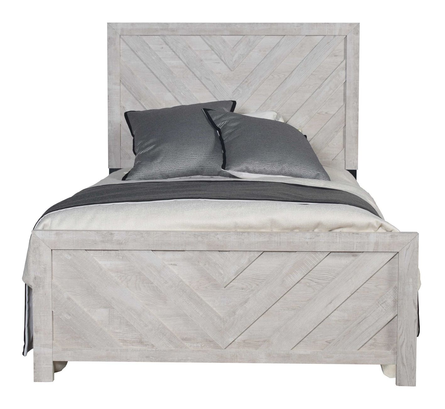 Denver Wood Veneer Full Size Bed