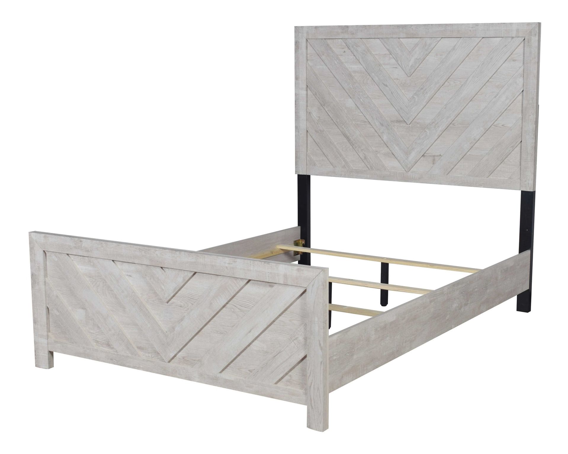 Denver Wood Veneer Full Size Bed