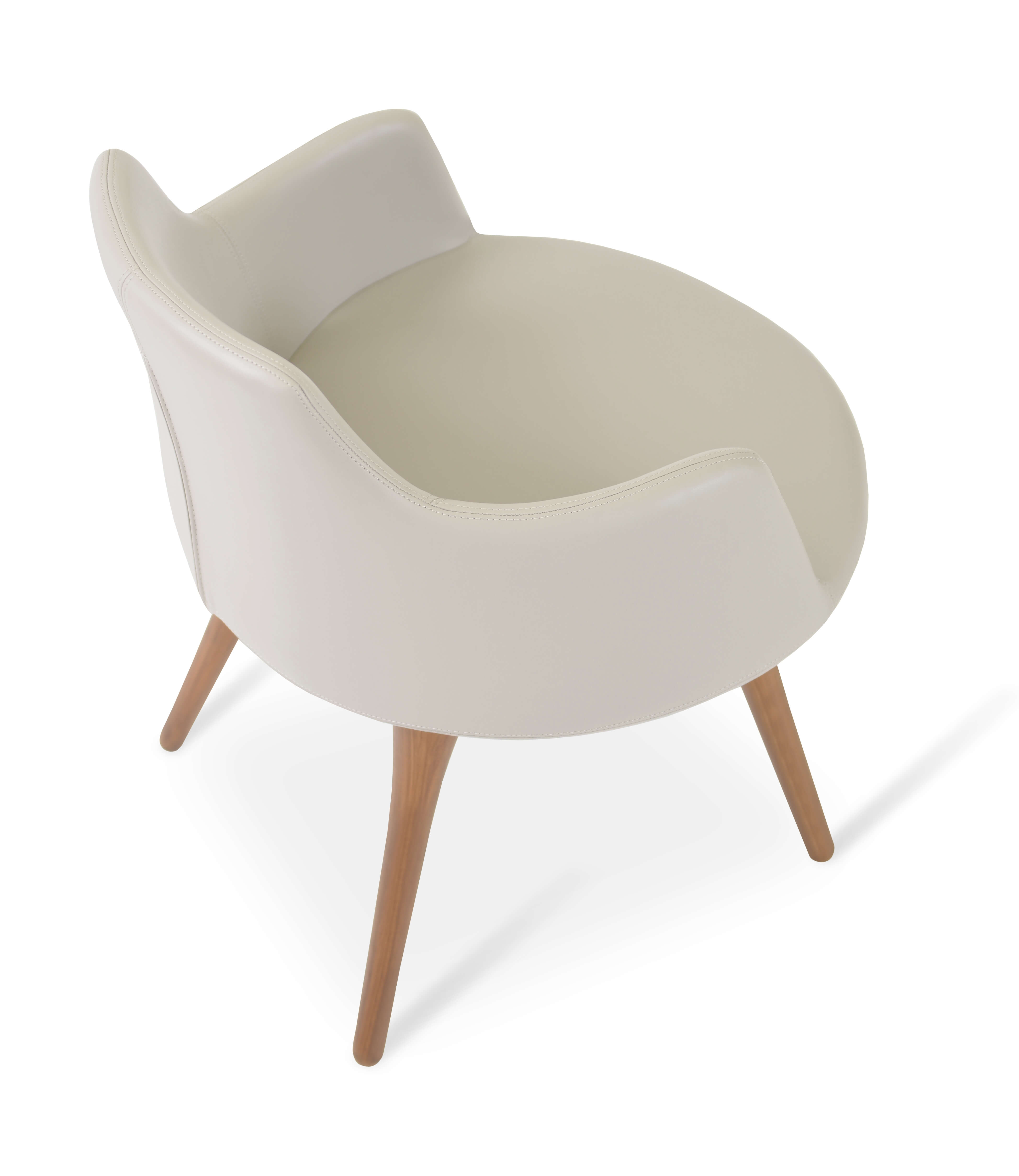 Dervish Dining Chair w/Wood Base