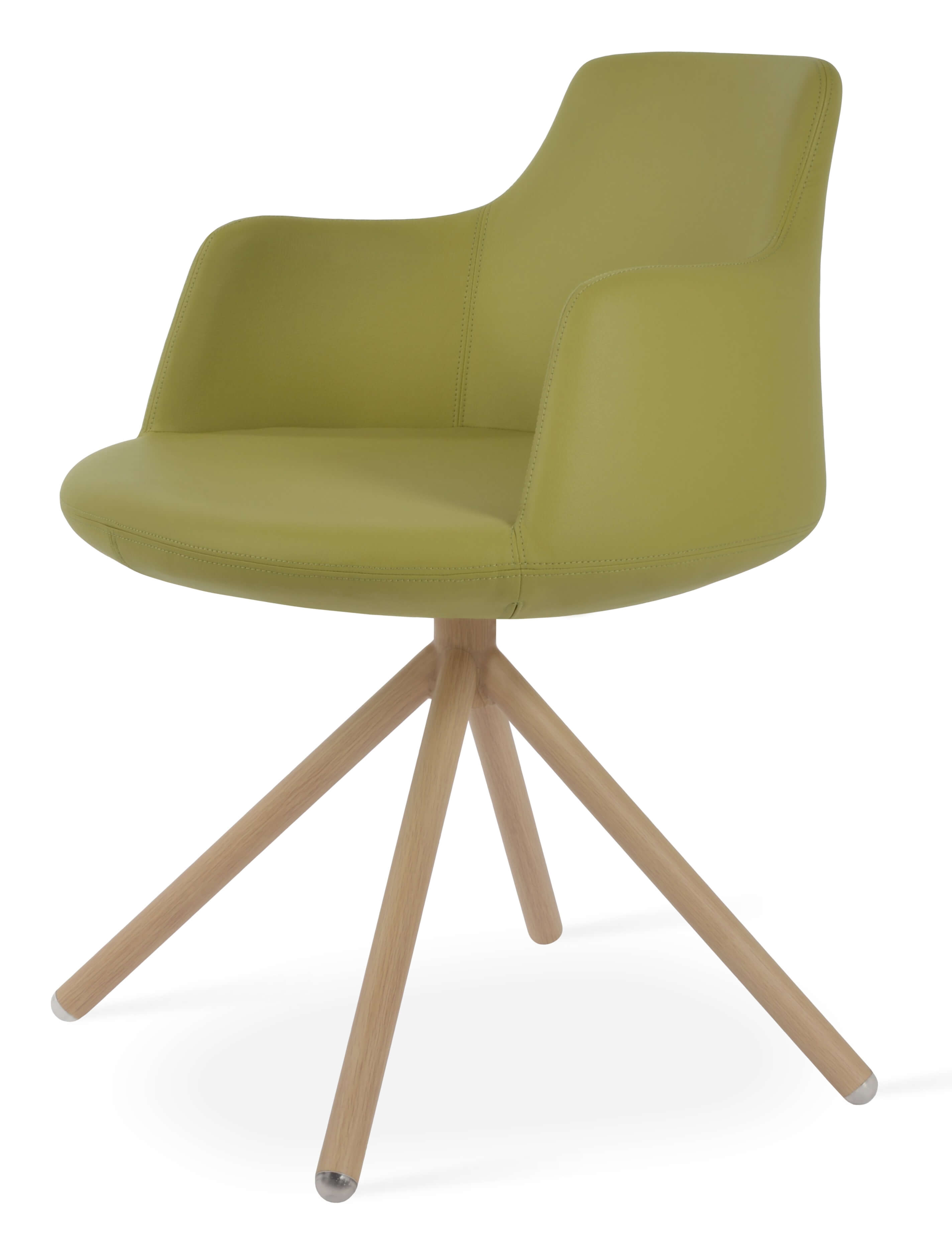 Dervish Stick Swivel Dining Chair