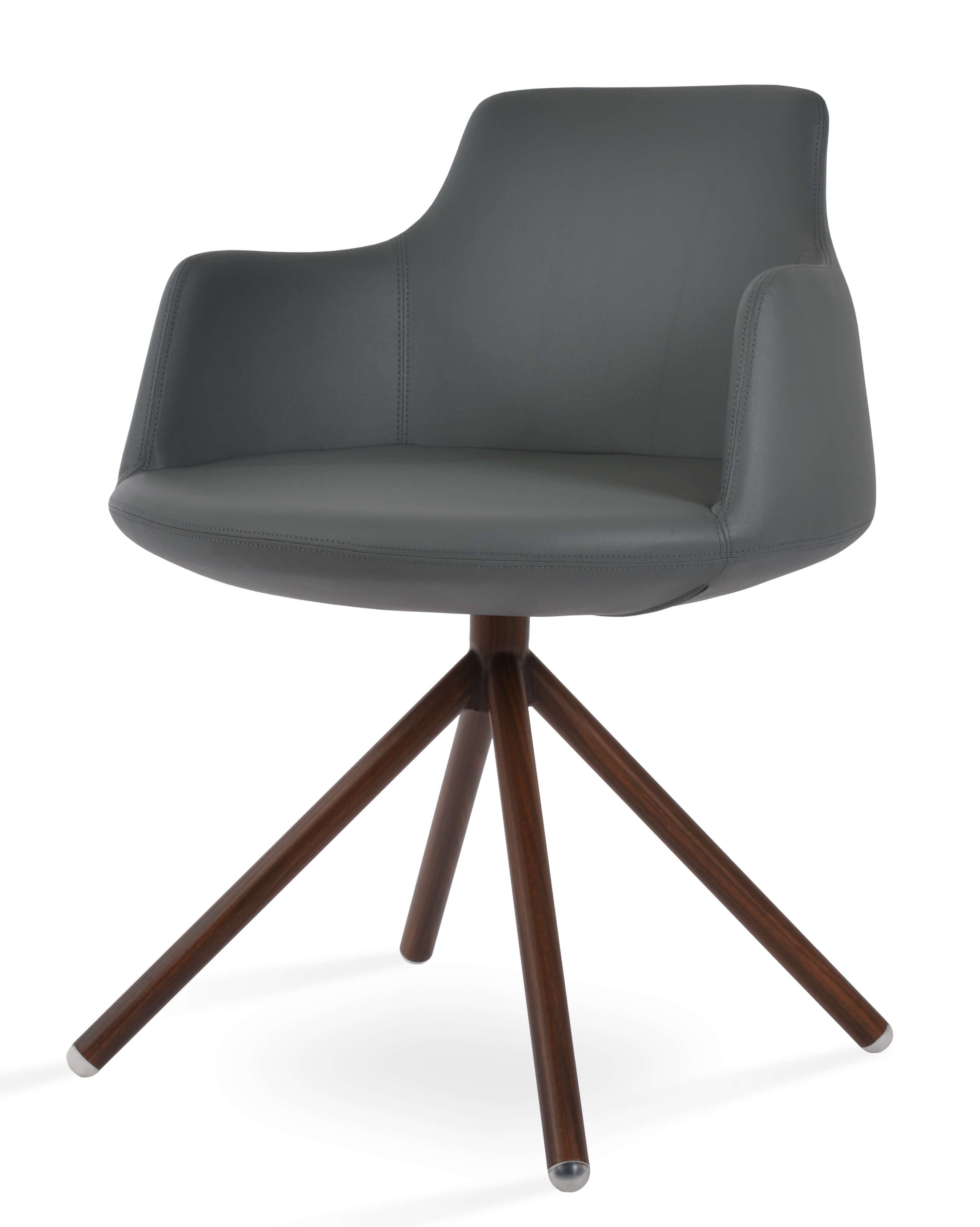 Dervish Stick Swivel Dining Chair