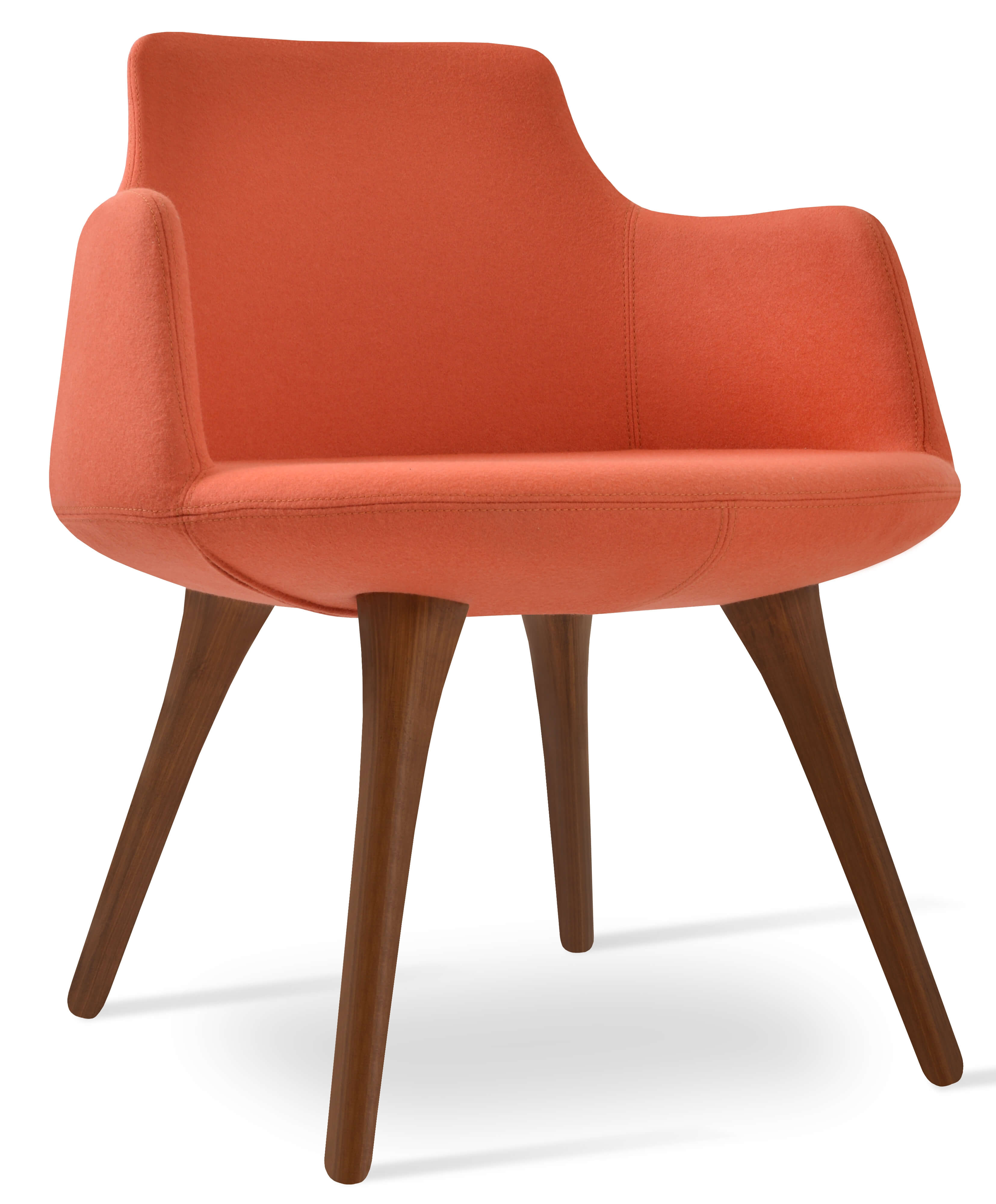Dervish Dining Chair w/Wood Base