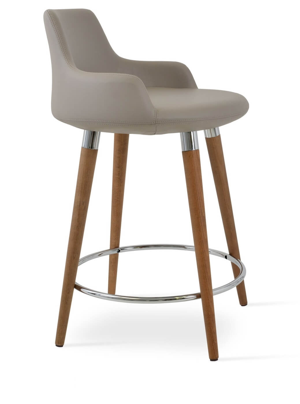 Dervish Wood Counter Stool