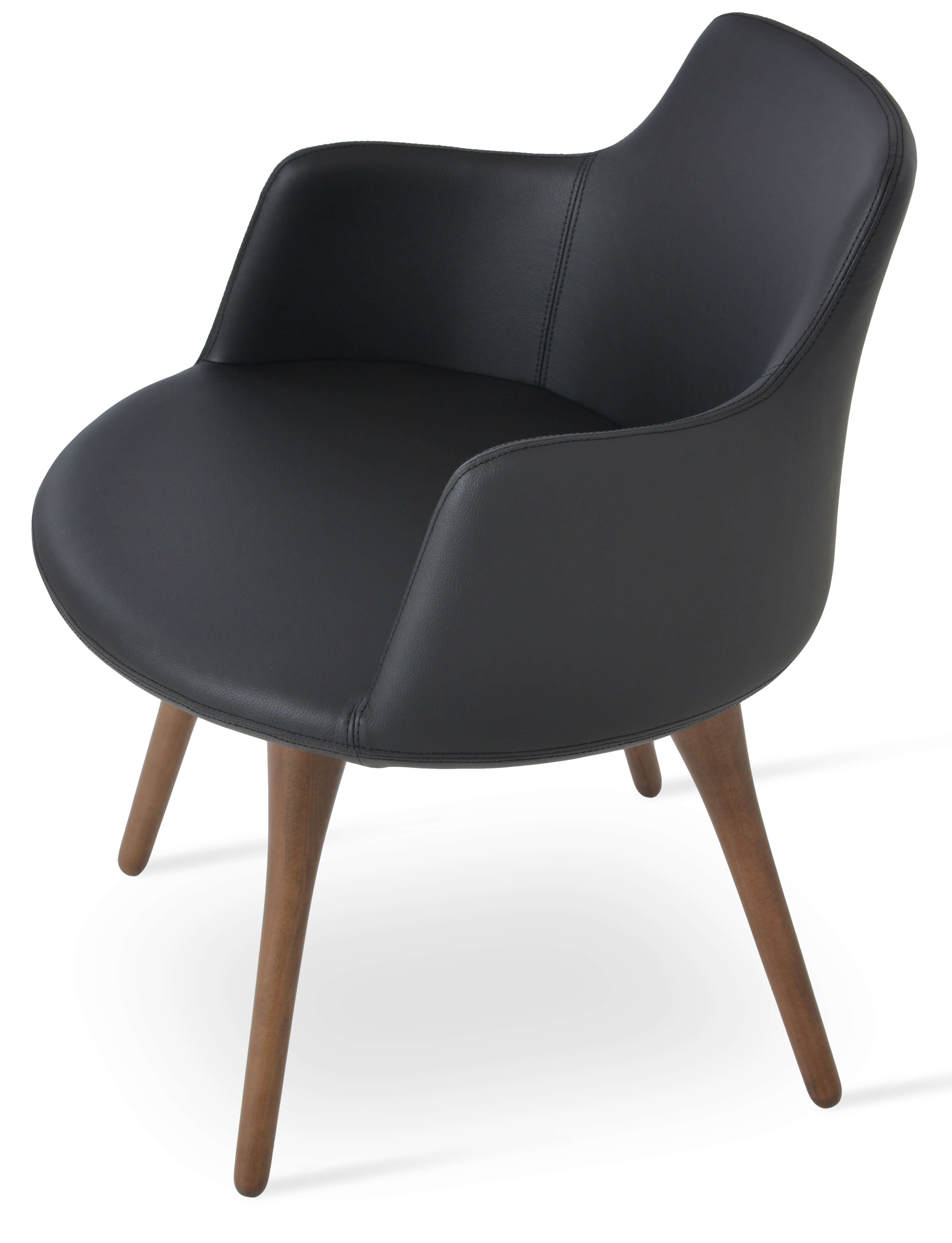 Dervish Dining Chair w/Wood Base