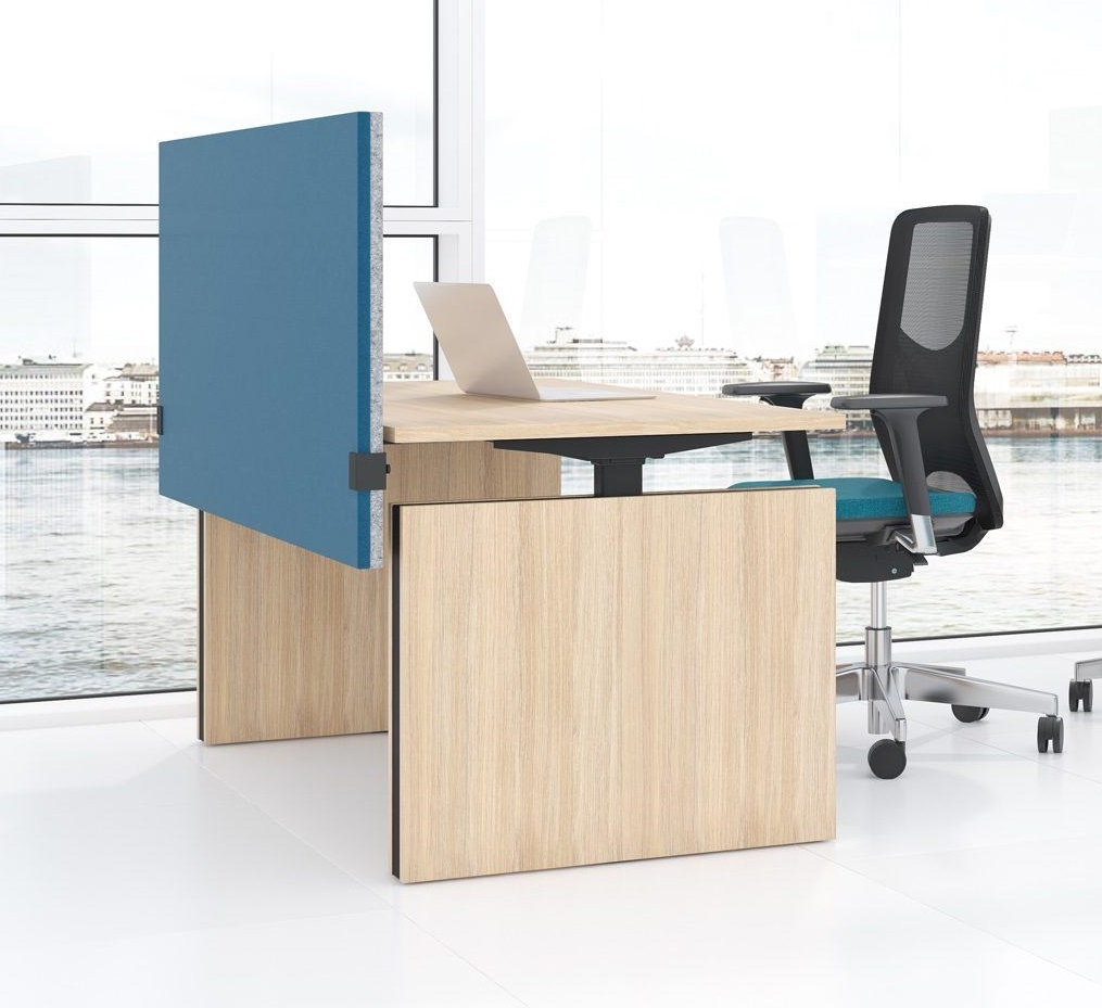 Motion 70.8" Electric Adjustable Office Desk w/3 Level Columns and Panel Legs