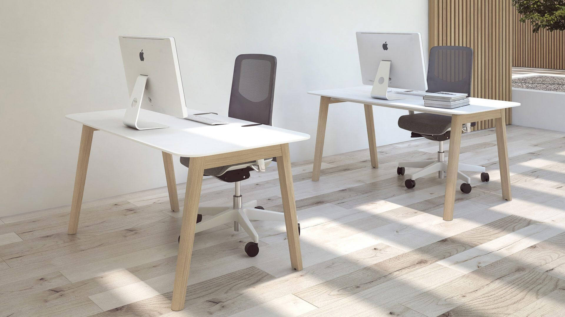 Nova Wood 55.1" HPL Office Desk