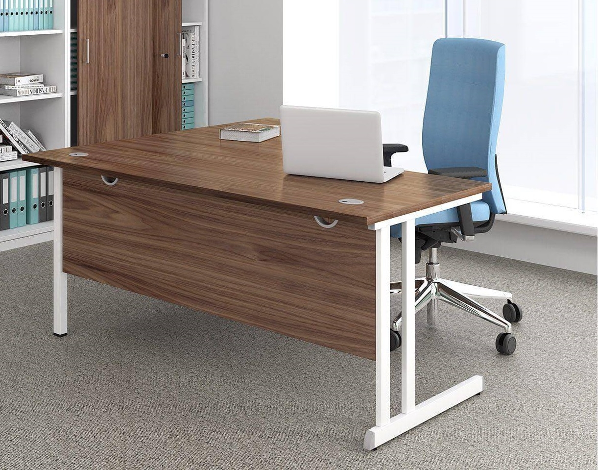 Optima C 47.2" Crescent Office Desk