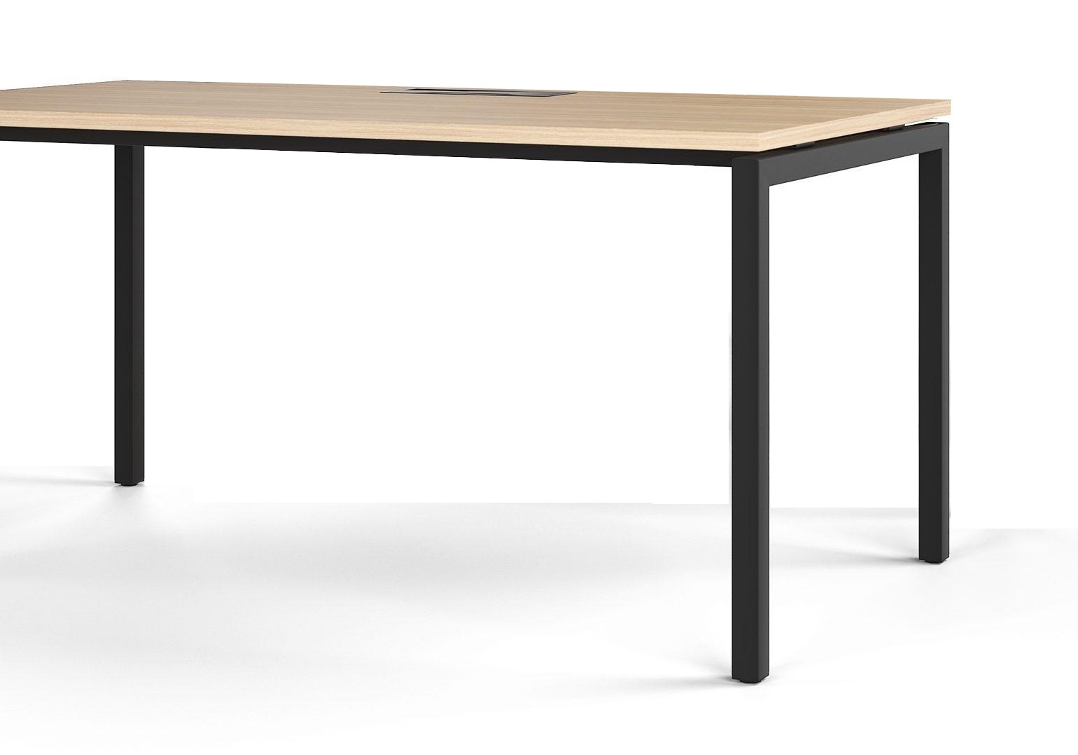 Nova U 62.9" Plain Office Desk w/Metal Frame