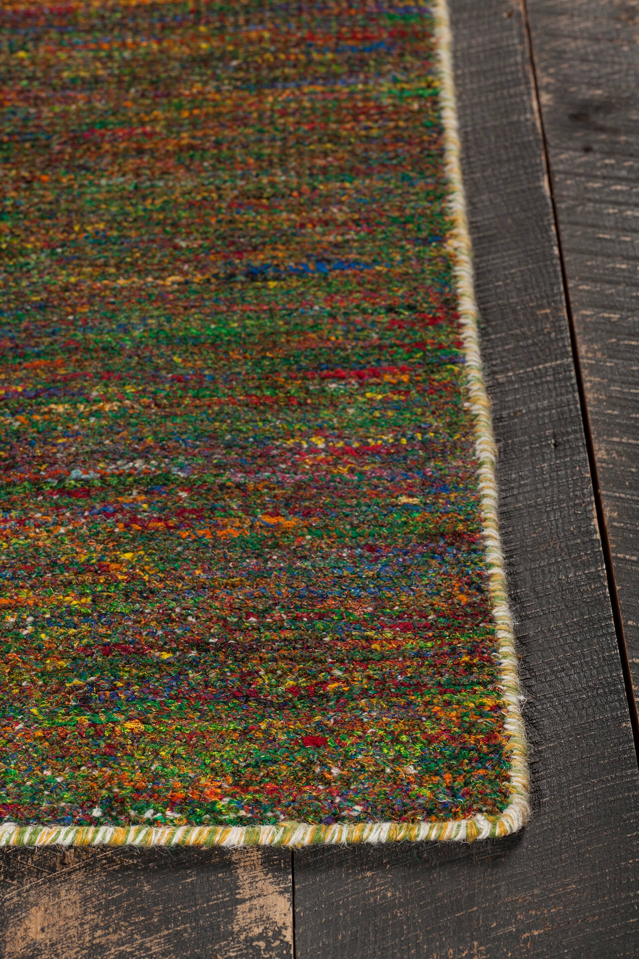 Dexia Polyester/Cotton Rectangular Hand-woven Rug, 5' x 7'6"