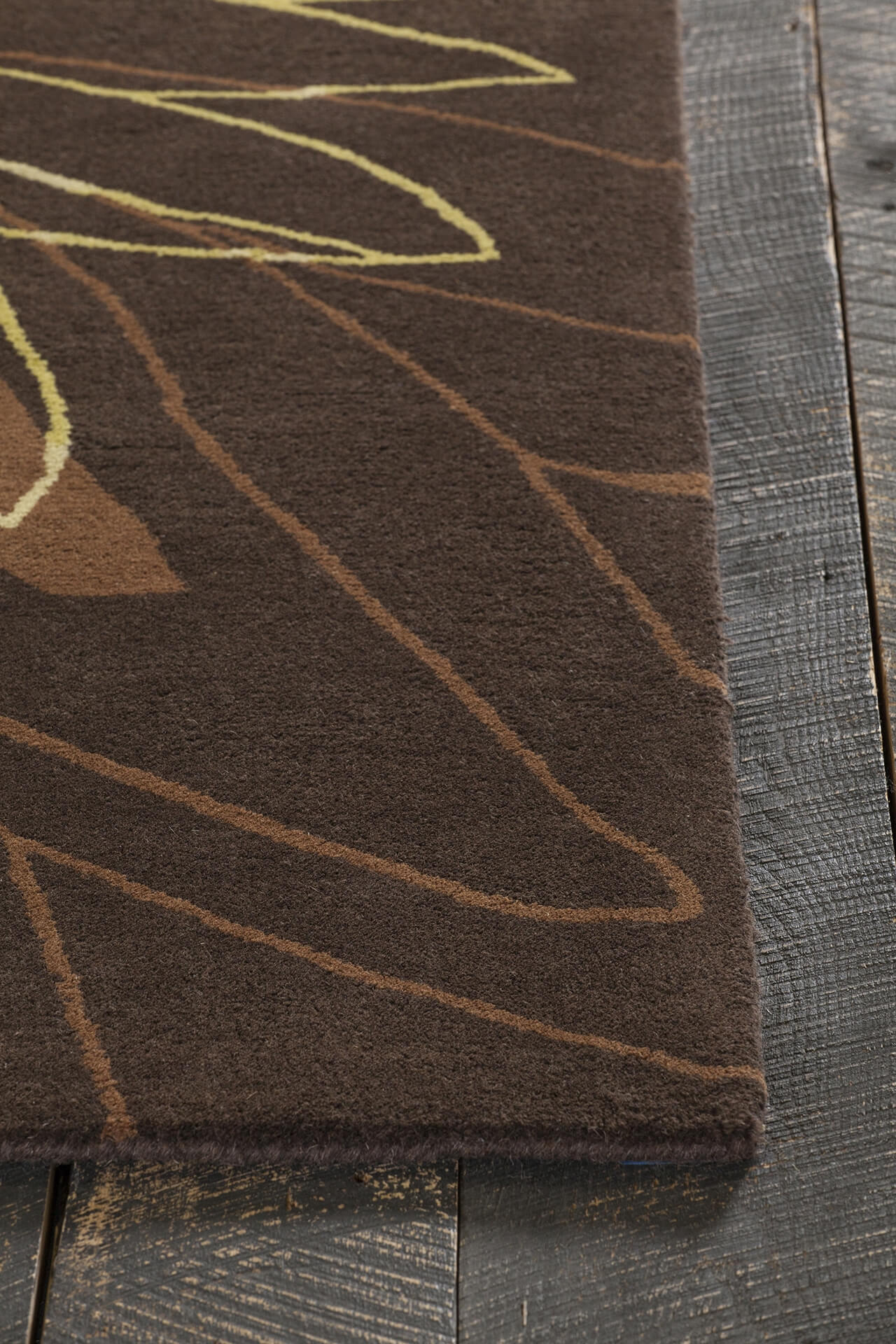 Dharma Wool Rectangular Handmade Rug, 5' x 7'6"