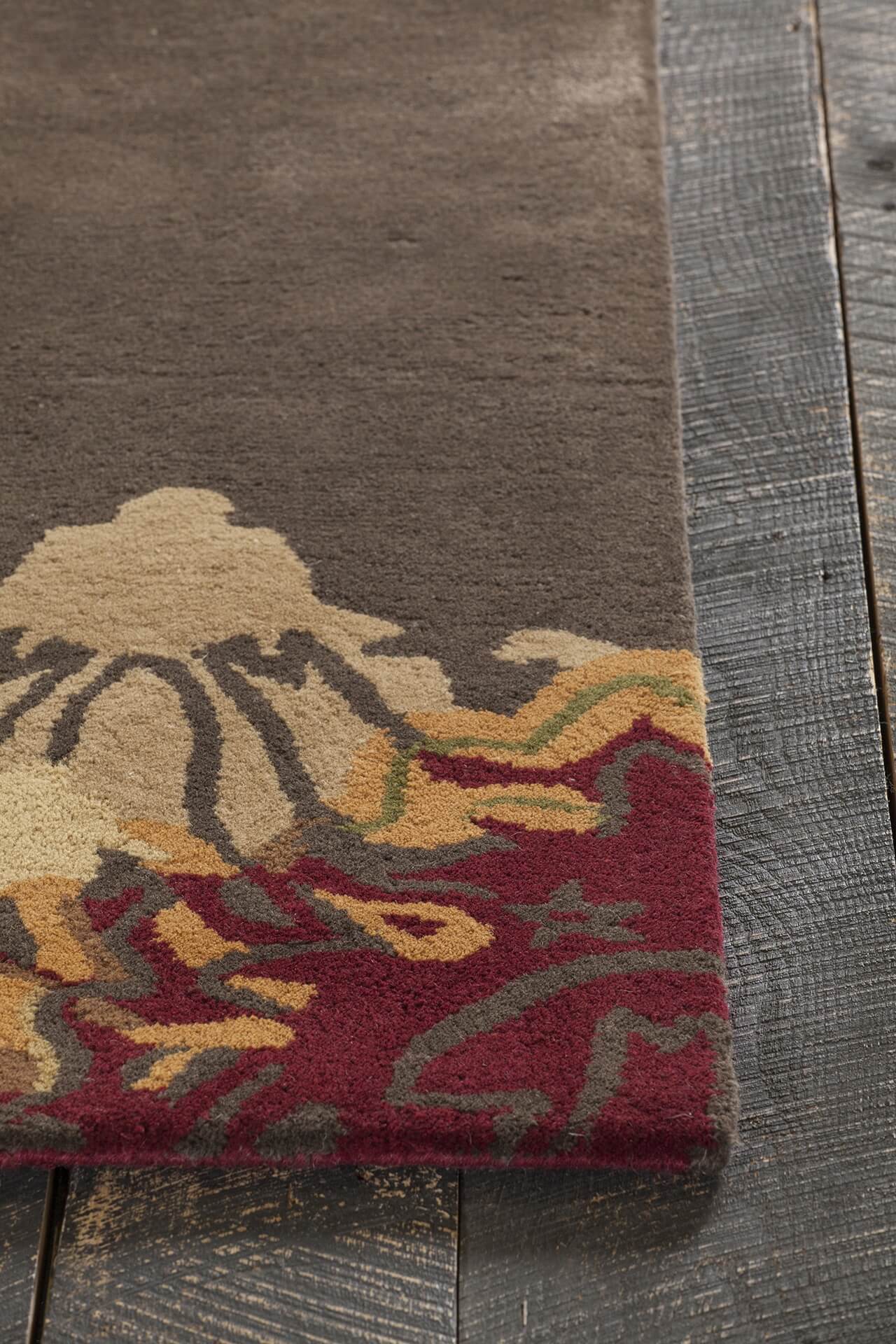 Dharma Wool Rectangular Handmade Rug, 5' x 7'6"