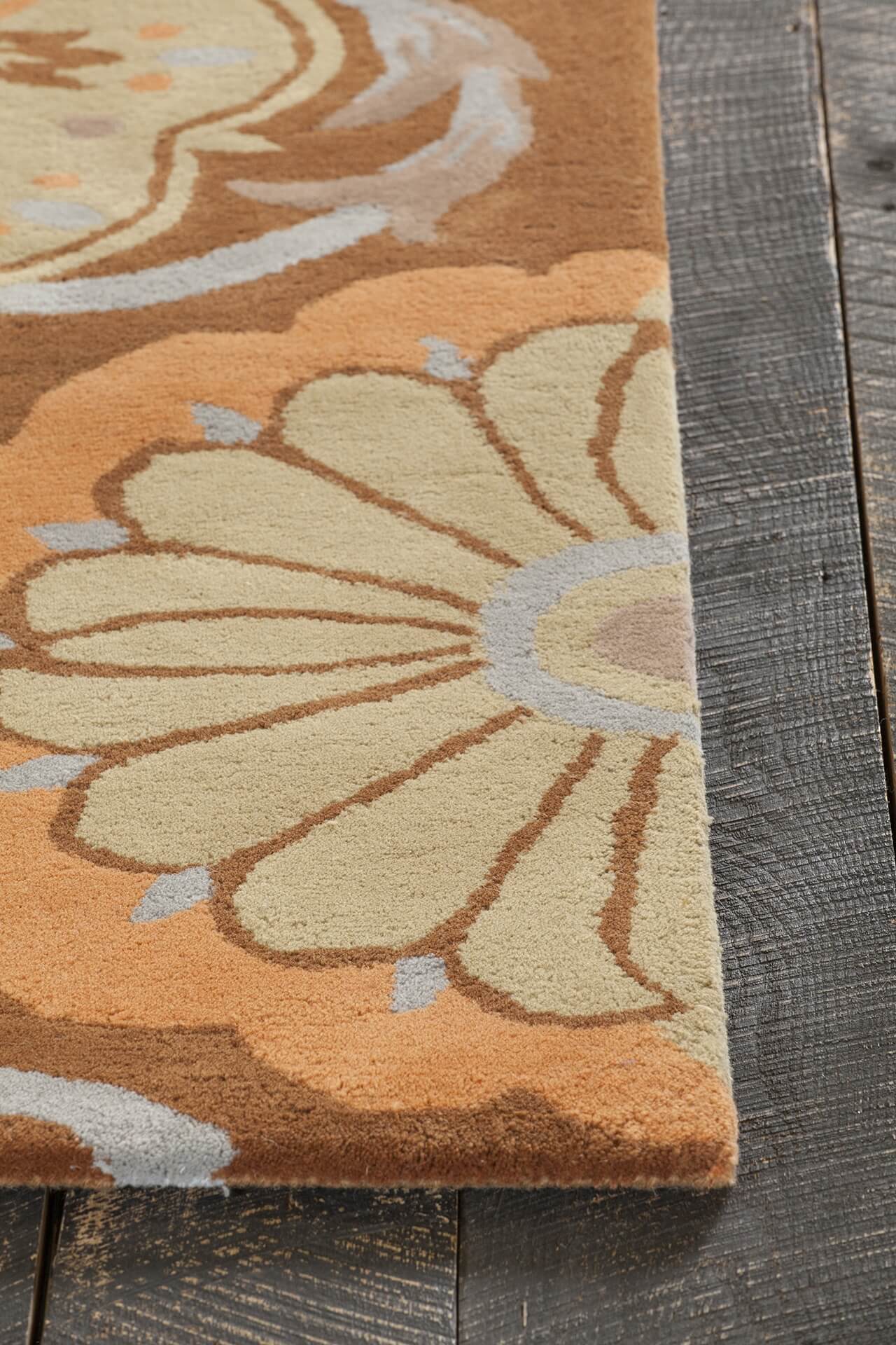 Dharma Wool Rectangular Handmade Rug, 5' x 7'6"