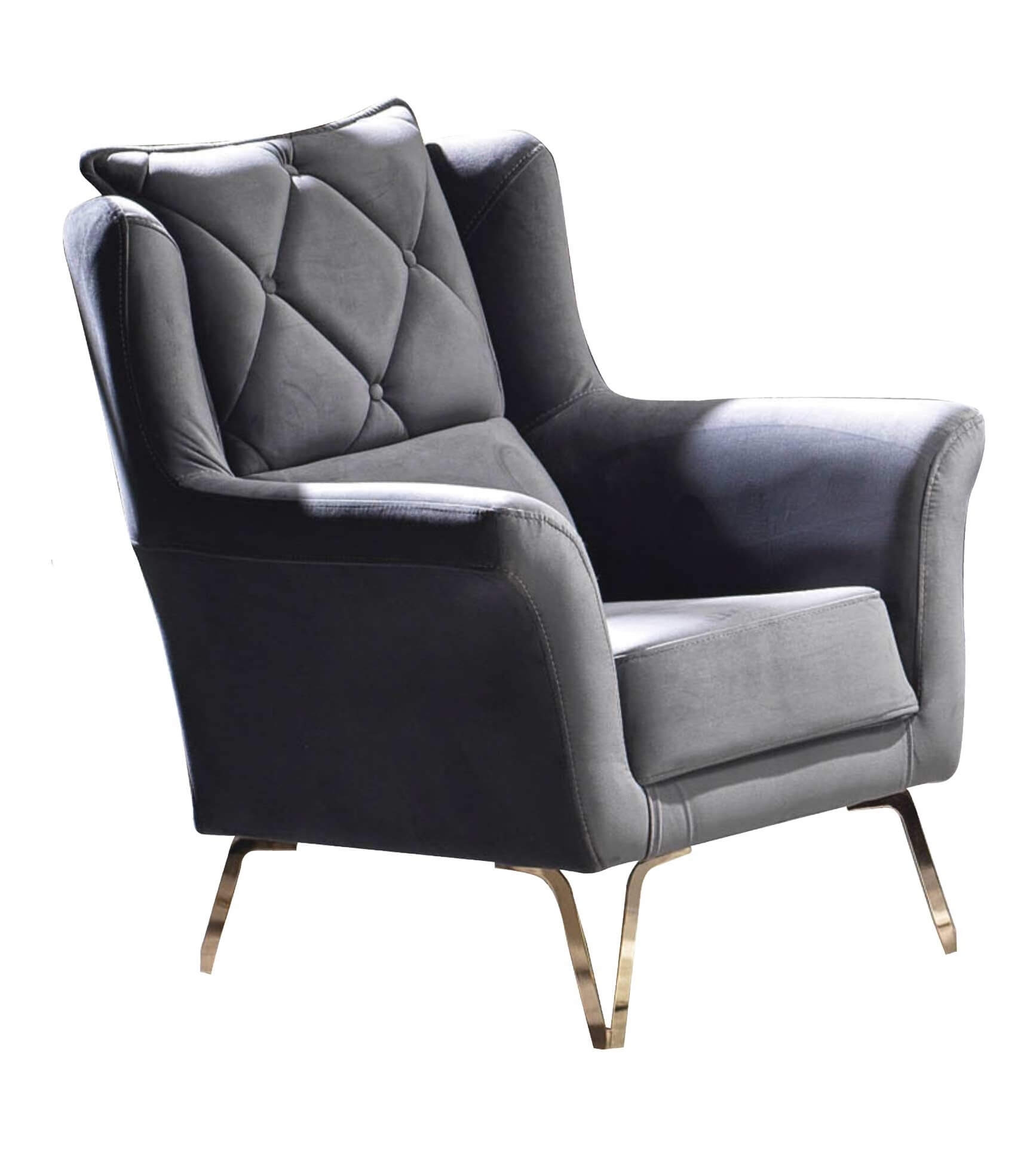Diamond Velvet Living Room Set
