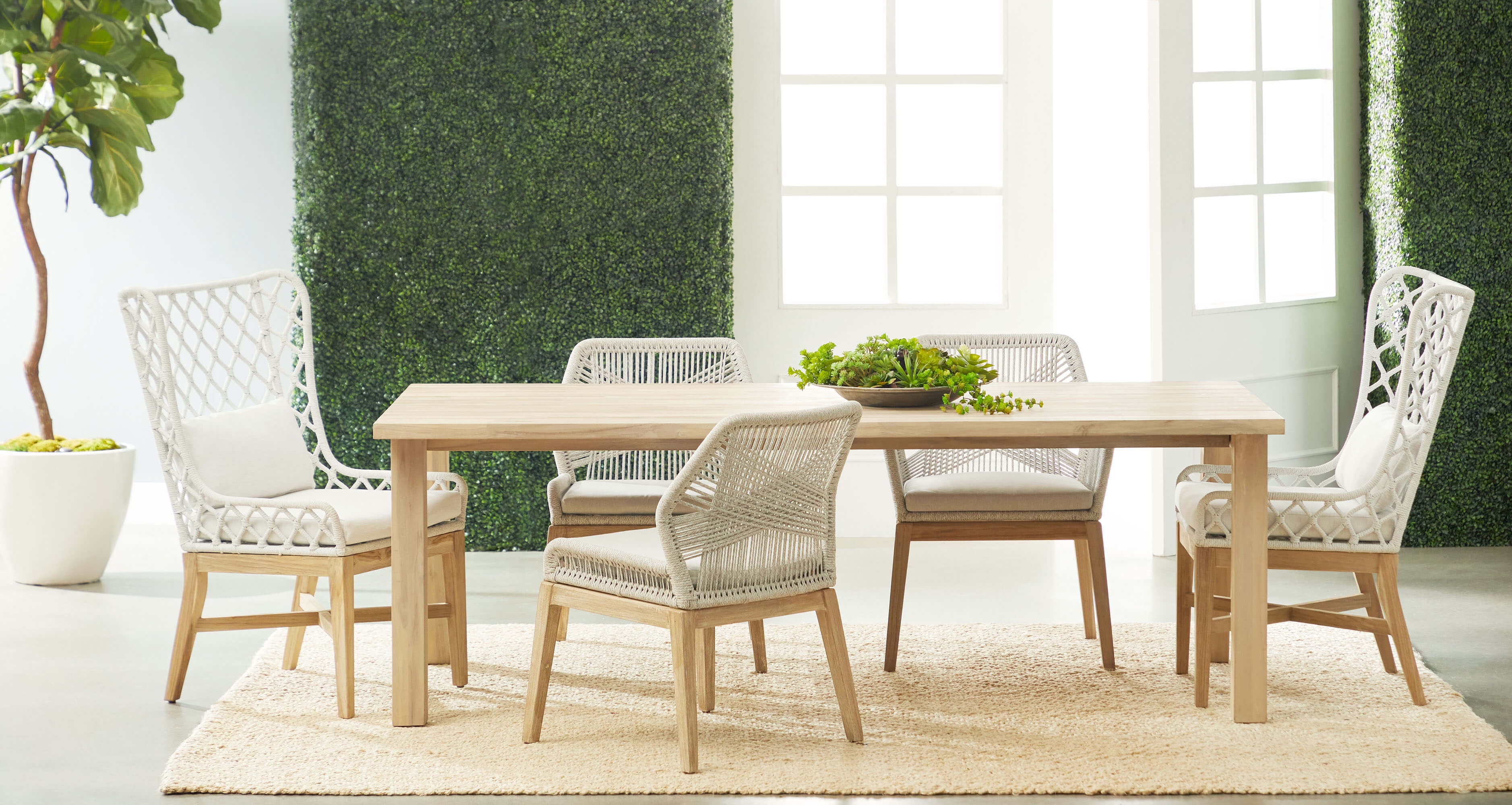 Diego Wood Outdoor Dining Table