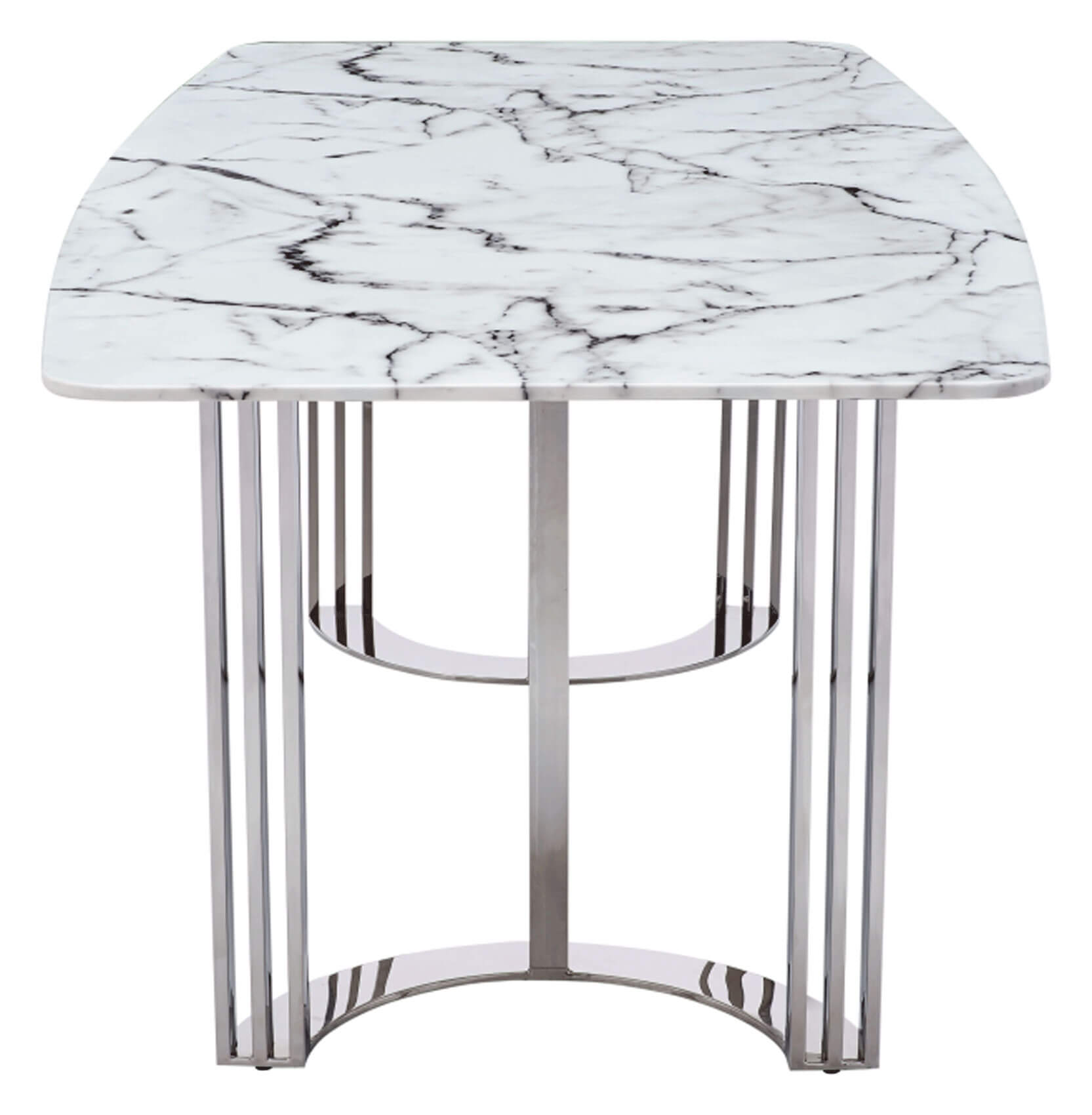 131 Modern Rectangular Marble Dining Table by ESF Furniture