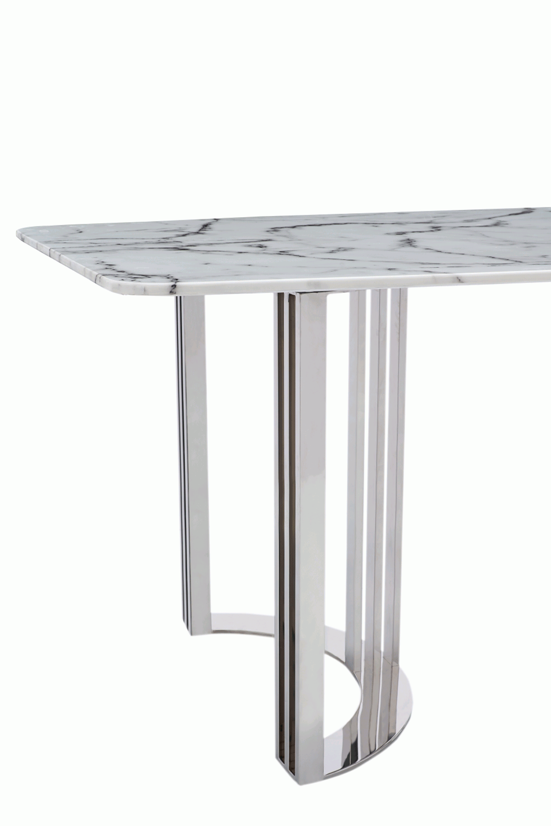 131 Modern Rectangular Marble Dining Table by ESF Furniture