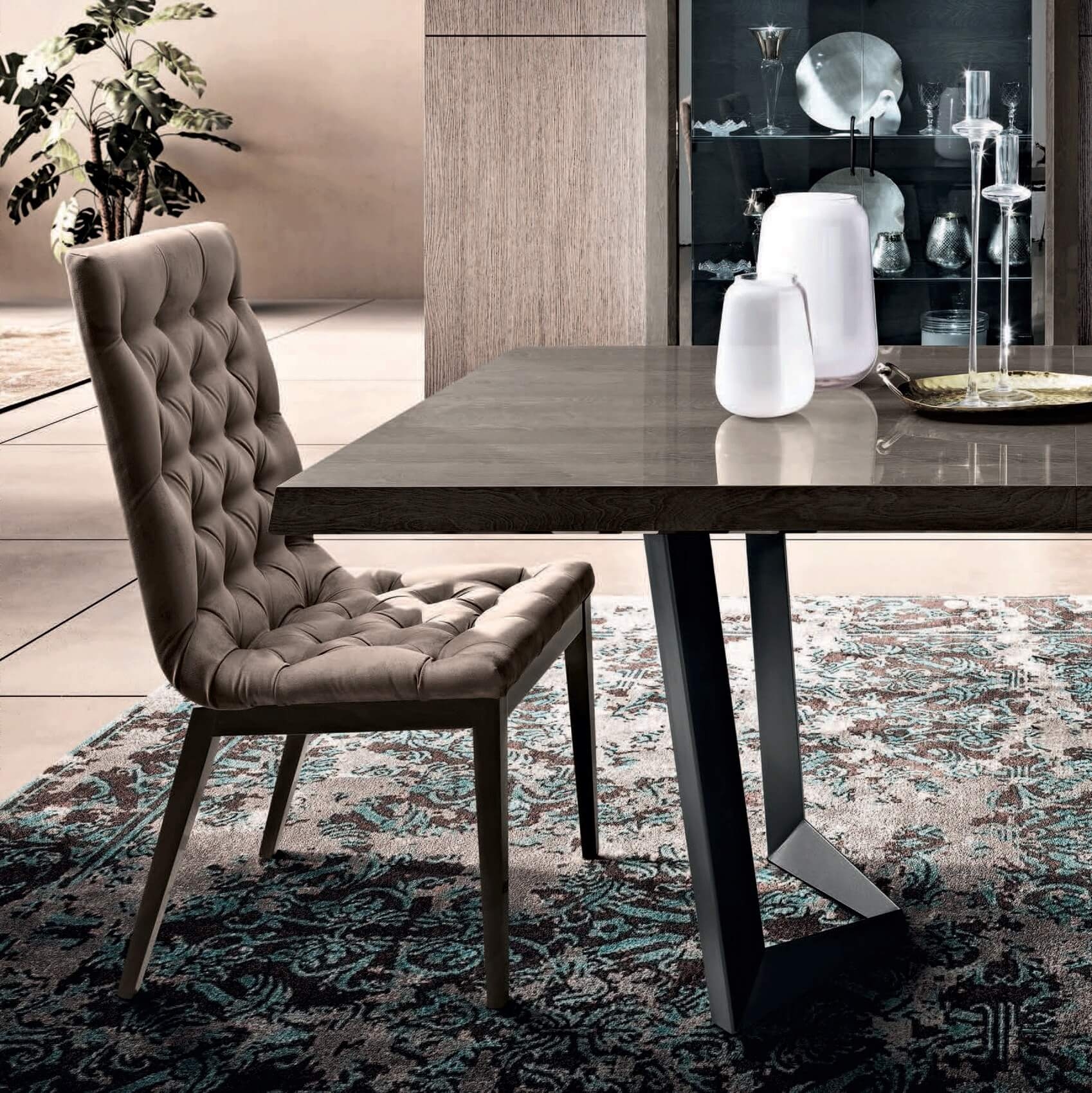 Elite NET Rectangular Wood/Metal Dining Room Set