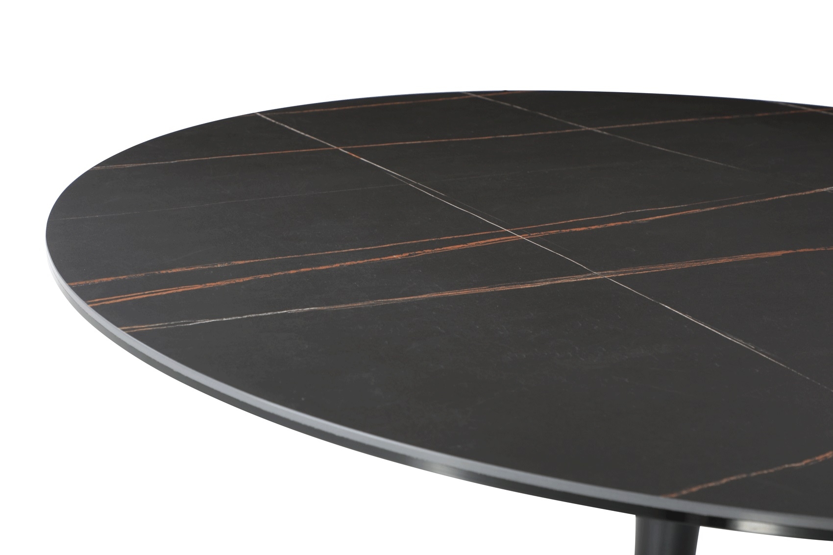 9088 Glass/Ceramic Round Dining Table