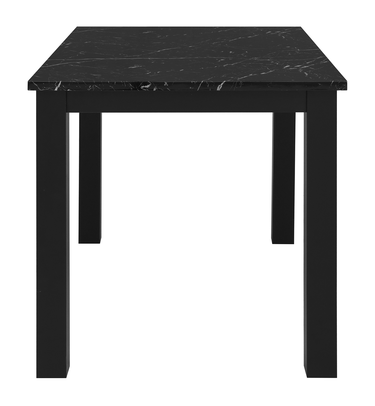 D8032 5-Piece Faux Marble Dining Room Set with D9026 Chairs
