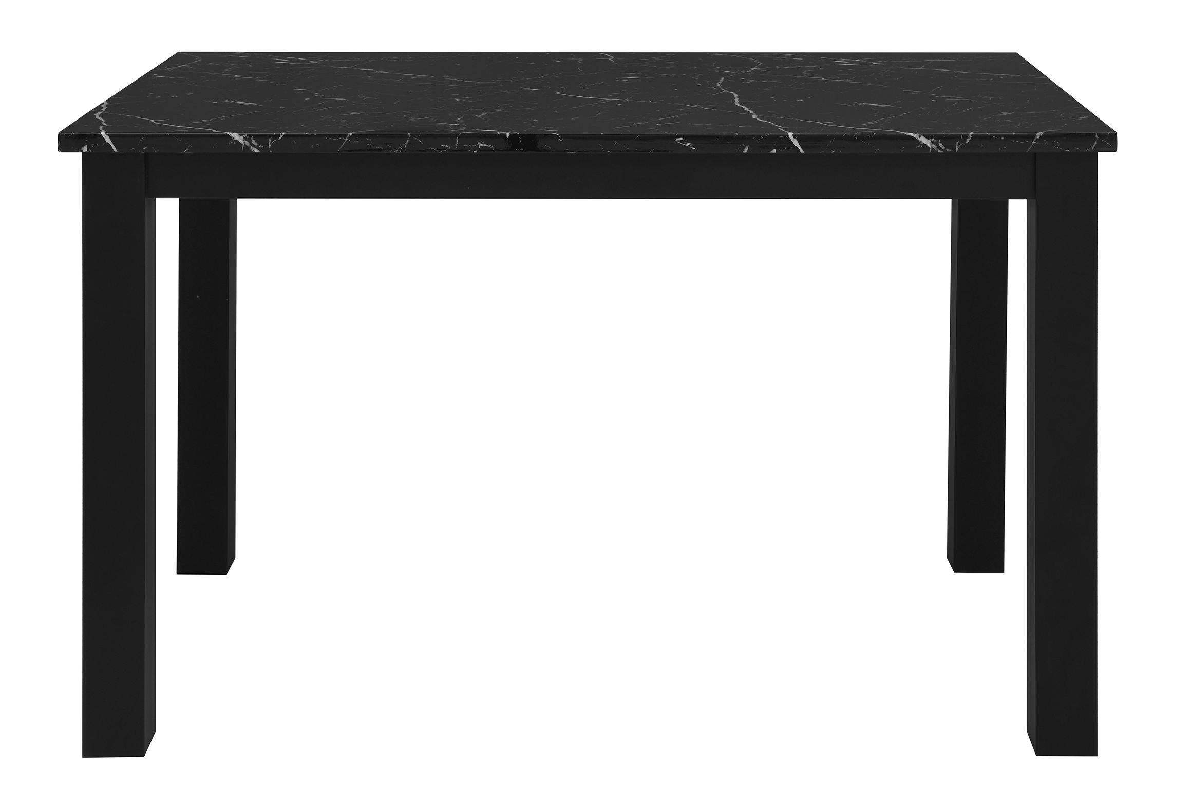 D8032 5-Piece Faux Marble Dining Room Set with D9026 Chairs