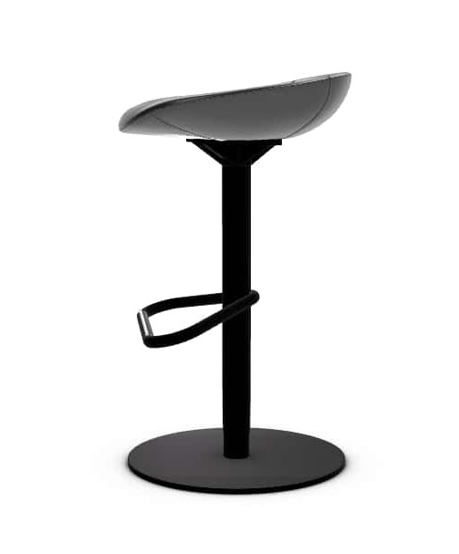 Palm Fabric/Metal Customizable Swivel Adjustable Height Stool