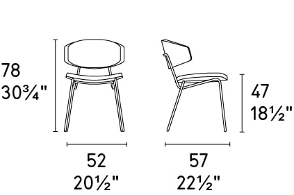 Sophia Fabric/Metal Customizable Dining Chair