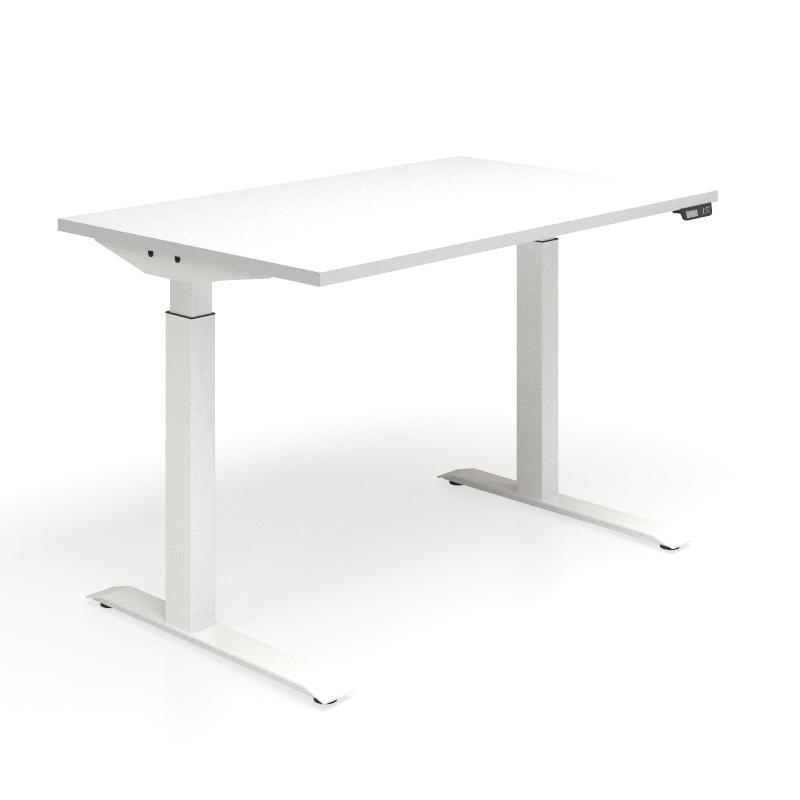Active 55.1" Adjustable 2-Column Sit-Stand Office Desk