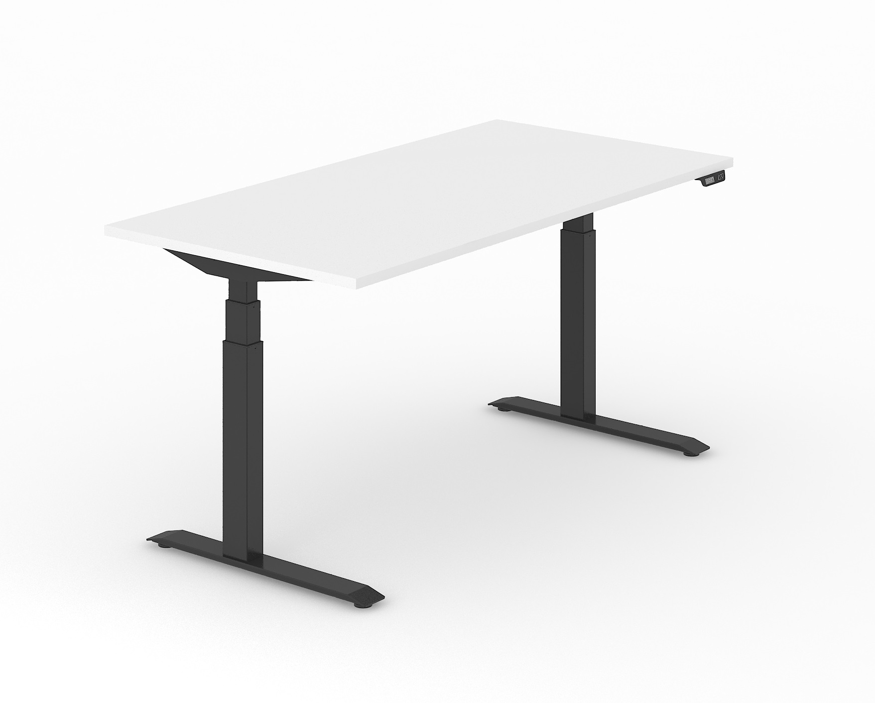 Active 55.1" Adjustable 3-Column Sit-Stand Office Desk