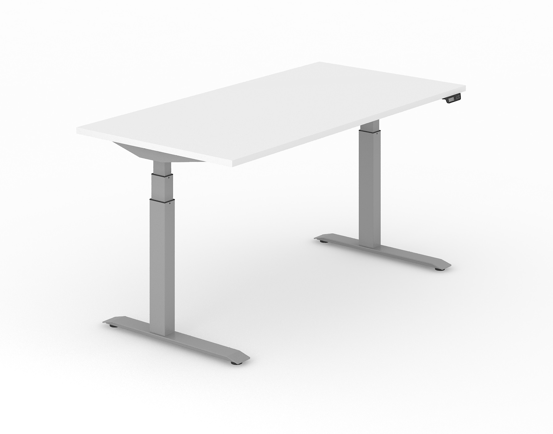 Active 47.2" Adjustable 3-Column Sit-Stand Office Desk