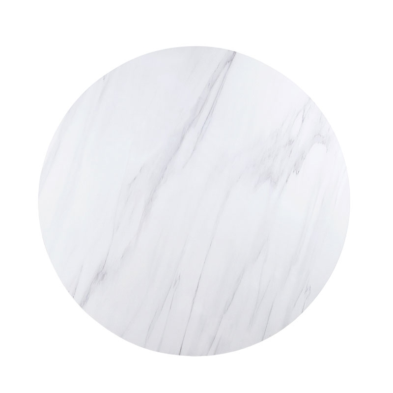 Gerardo Marble/Wood Round Dining Set