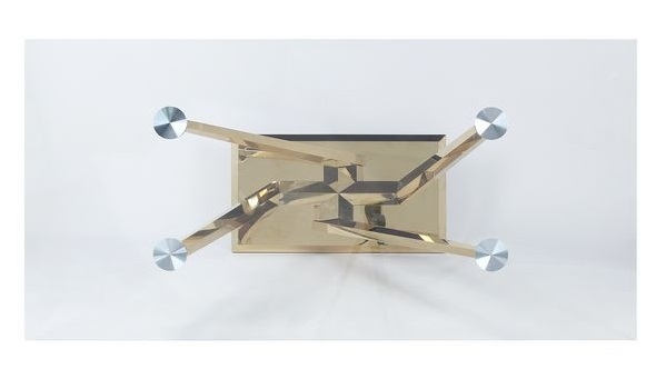 Barnard Glass/Steel Dining Room Set